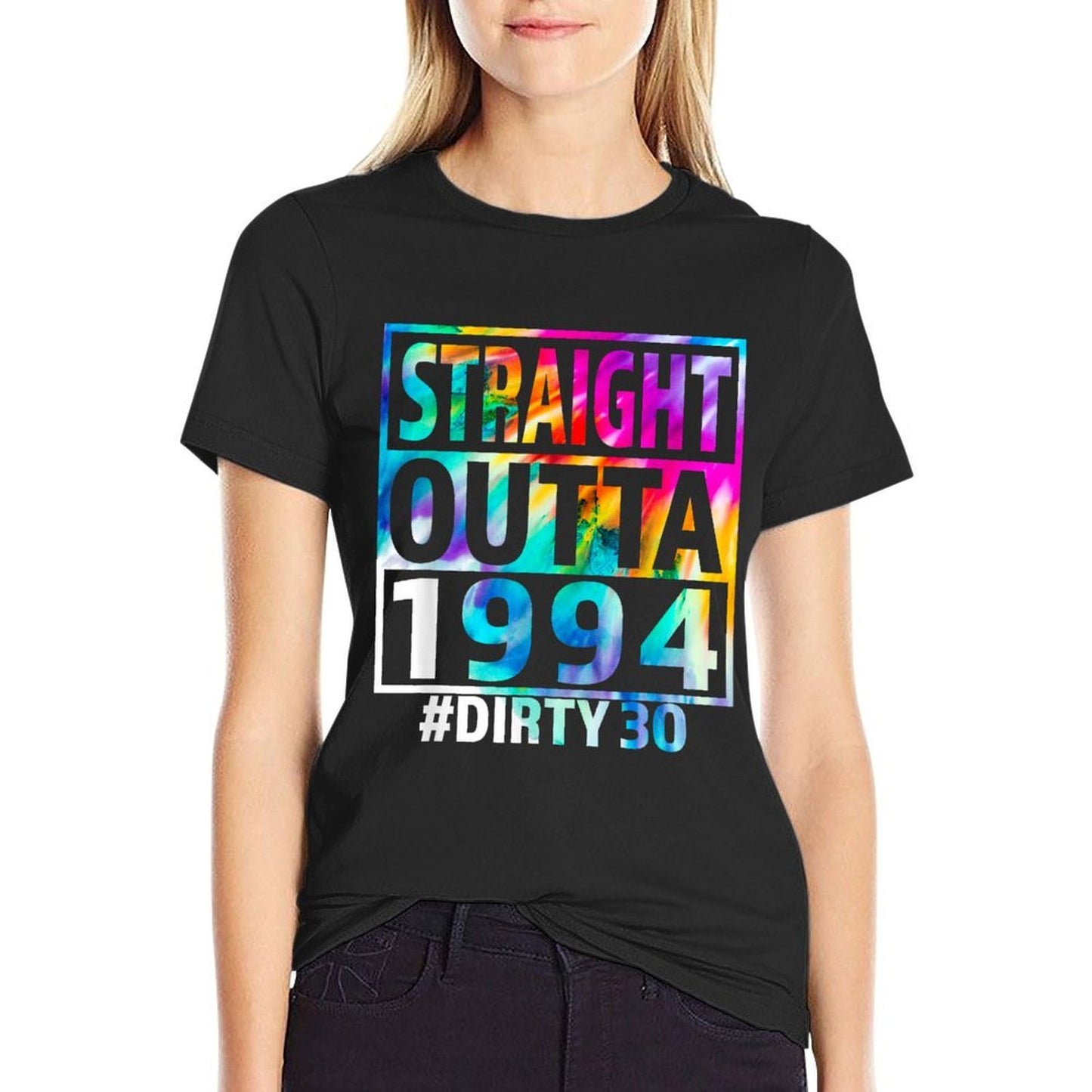 Straight Outta 1994 Dirty Thirty Funny 30th Birthday Gift Odor-resistant T-Shirt