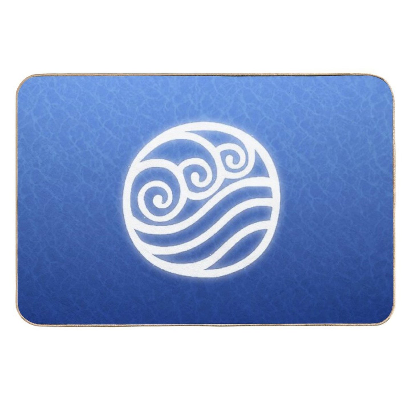 Avatar Water Bending Element Symbol Eco-Friendly Bath Mat
