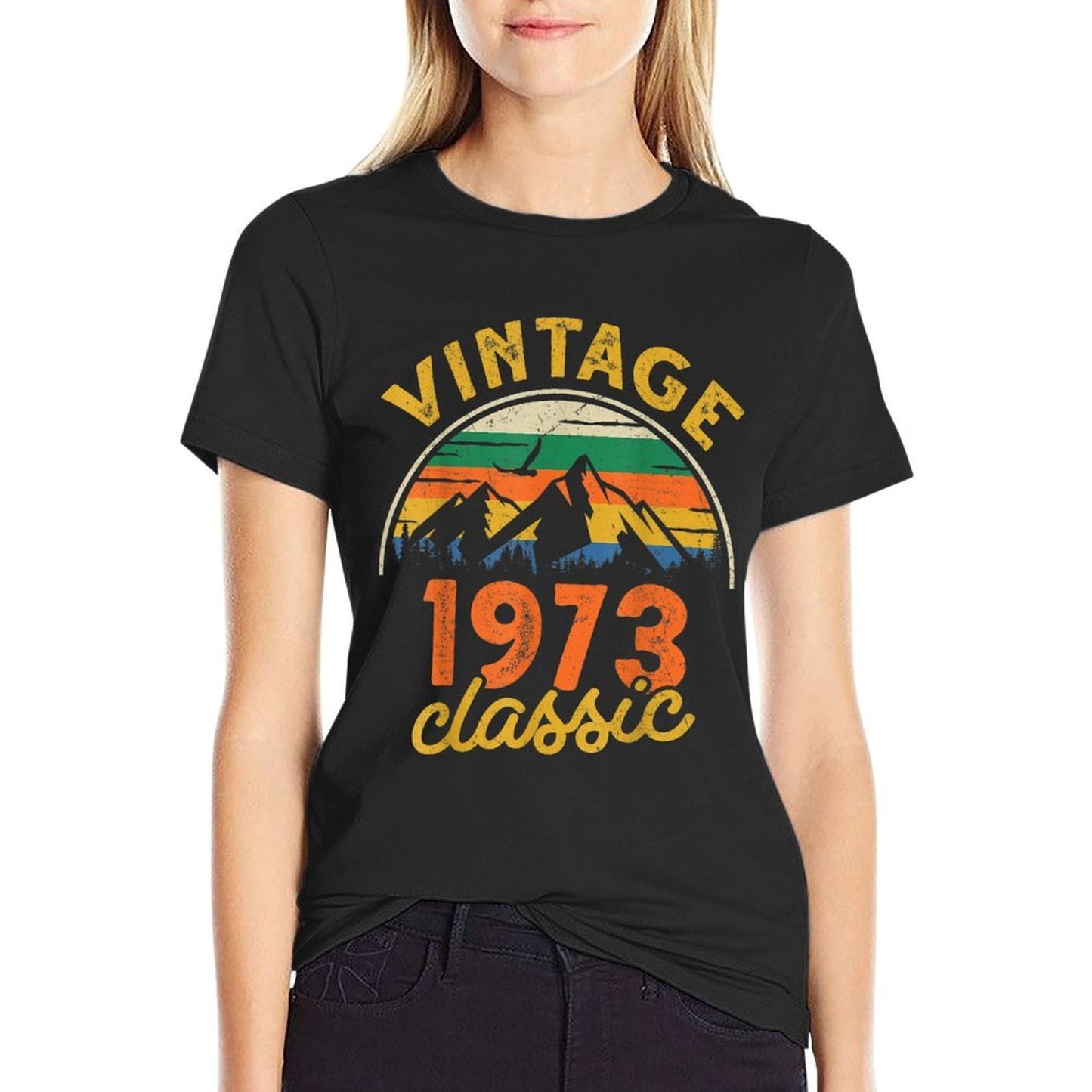 Vintage 1973 Classic 50th Birthday Easy-care T-Shirt