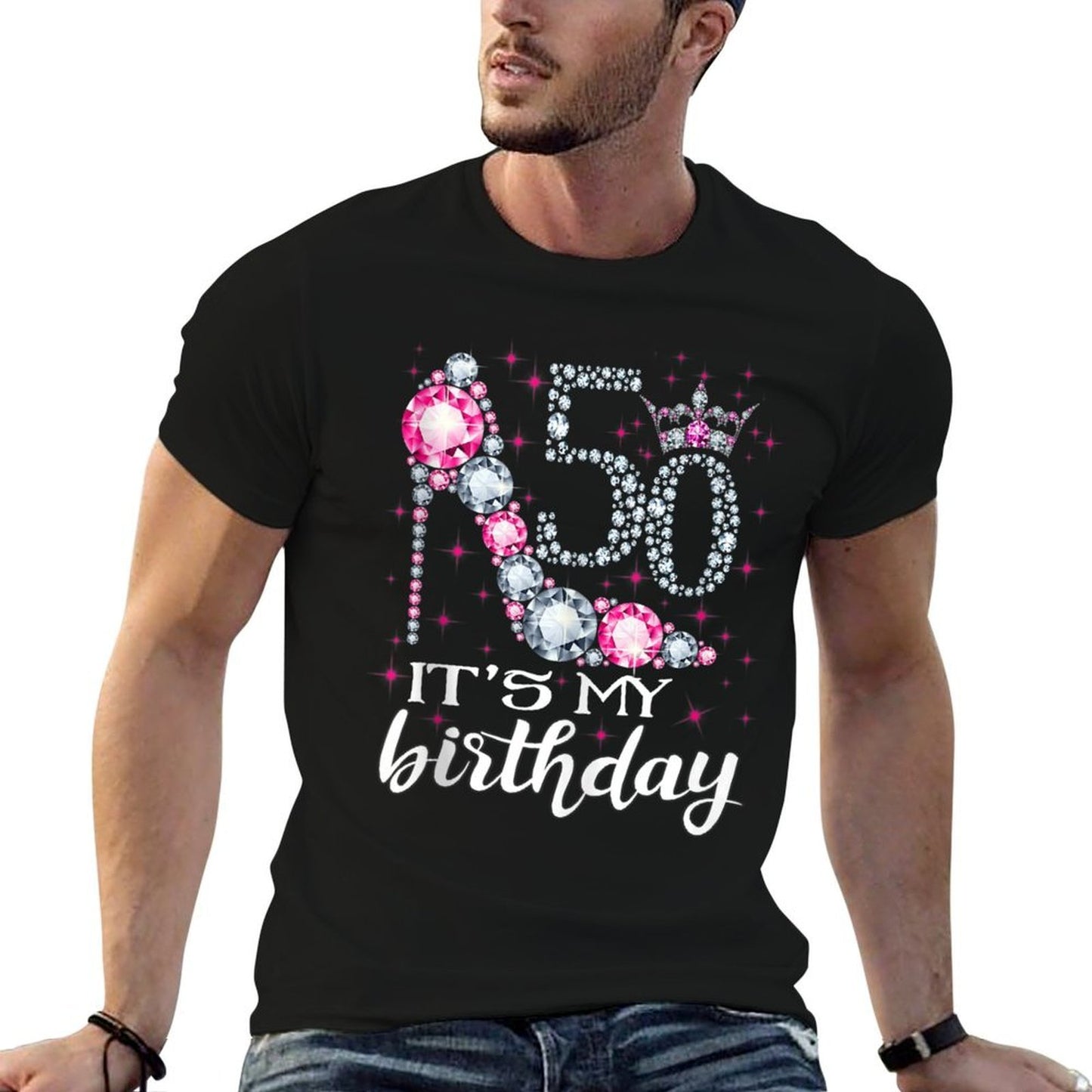 50 It's My Birthday 1970 50Th Birthday Gift For Womens Graphic-printed T-Shirt
