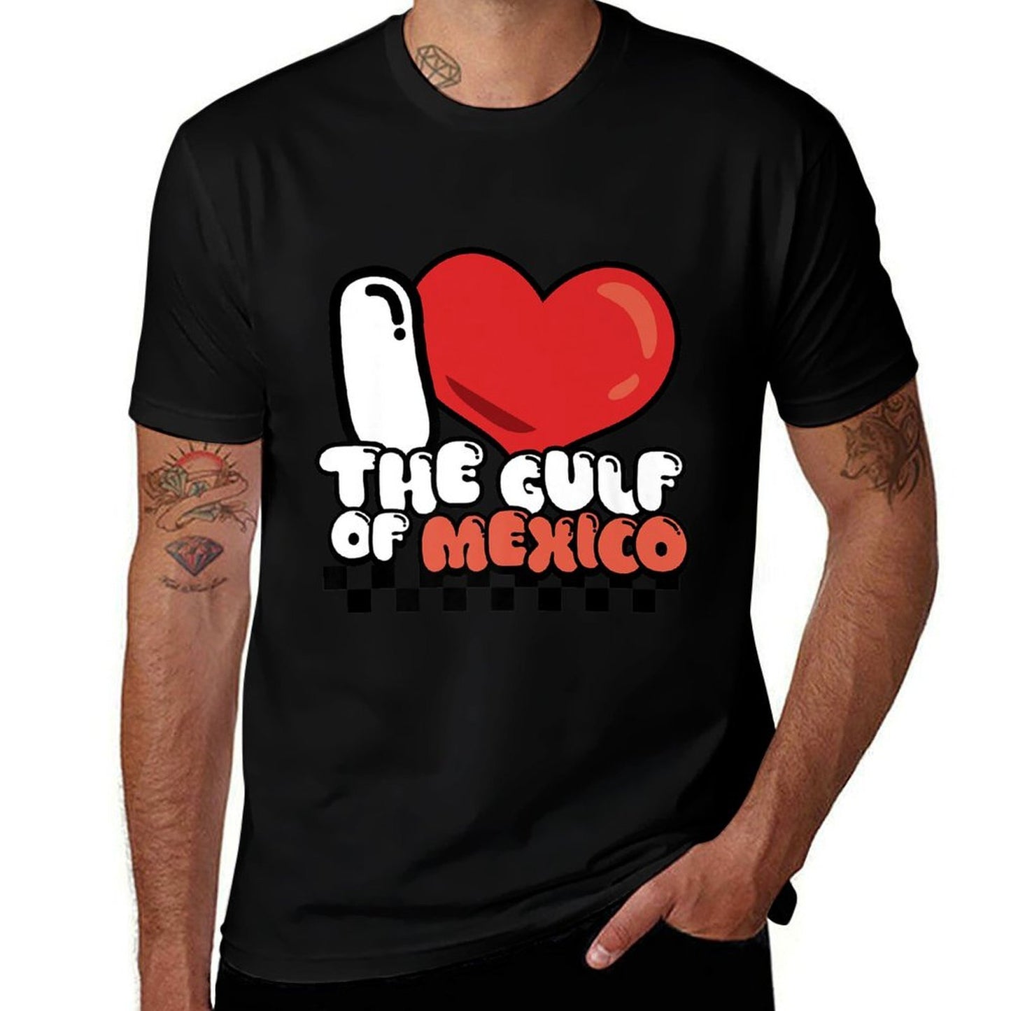 I Heart I Love The Gulf of Mexico USA America Meme Funny Premium Soft T-Shirt