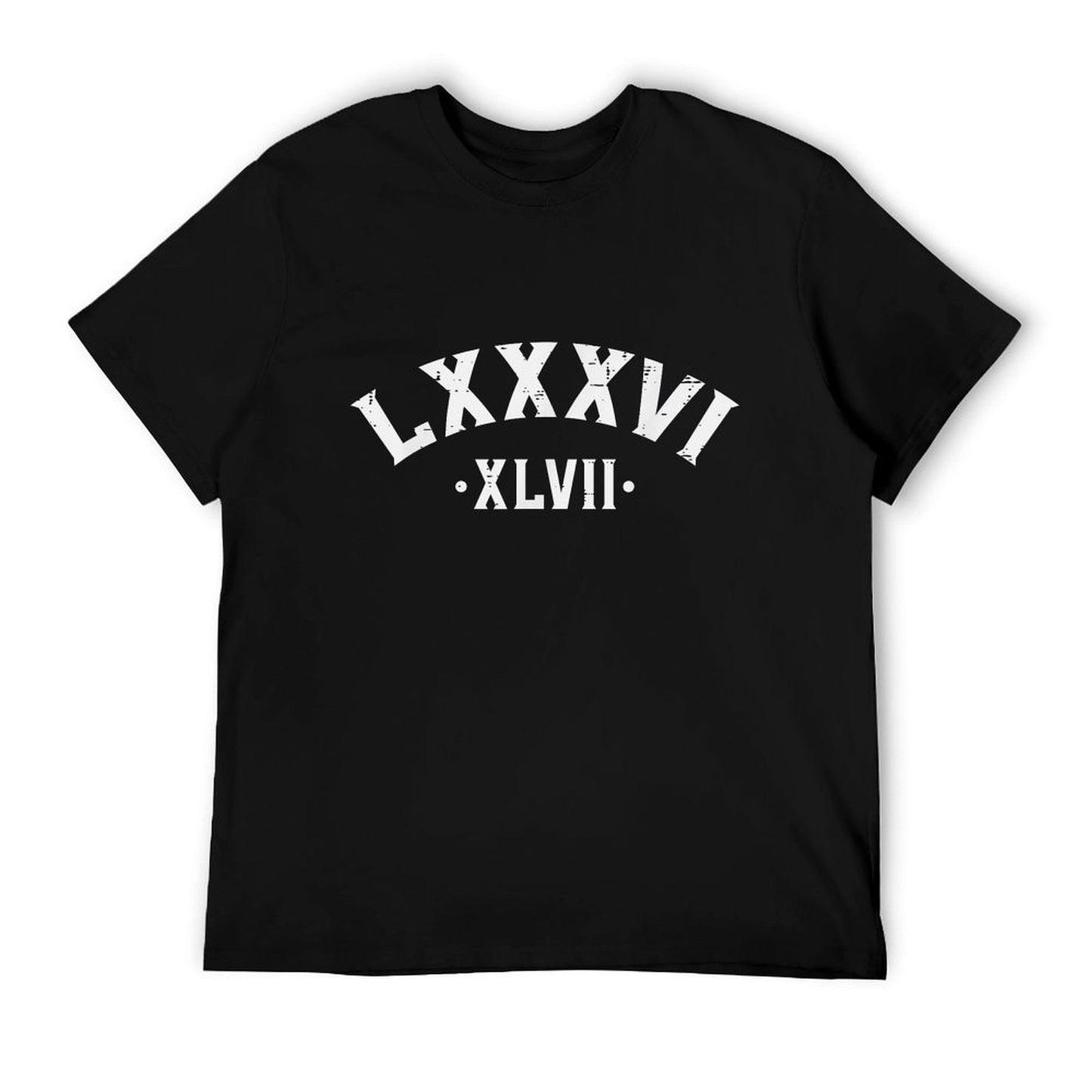 Resist 8647 Roman Numerals Anti Protest Men Women Kids Ribbed Collar T-Shirt