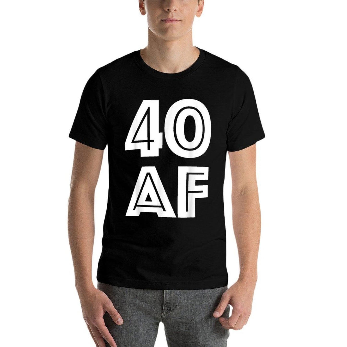 40th Birthday - 40 AF Fabulous at 40 Easy-care T-Shirt