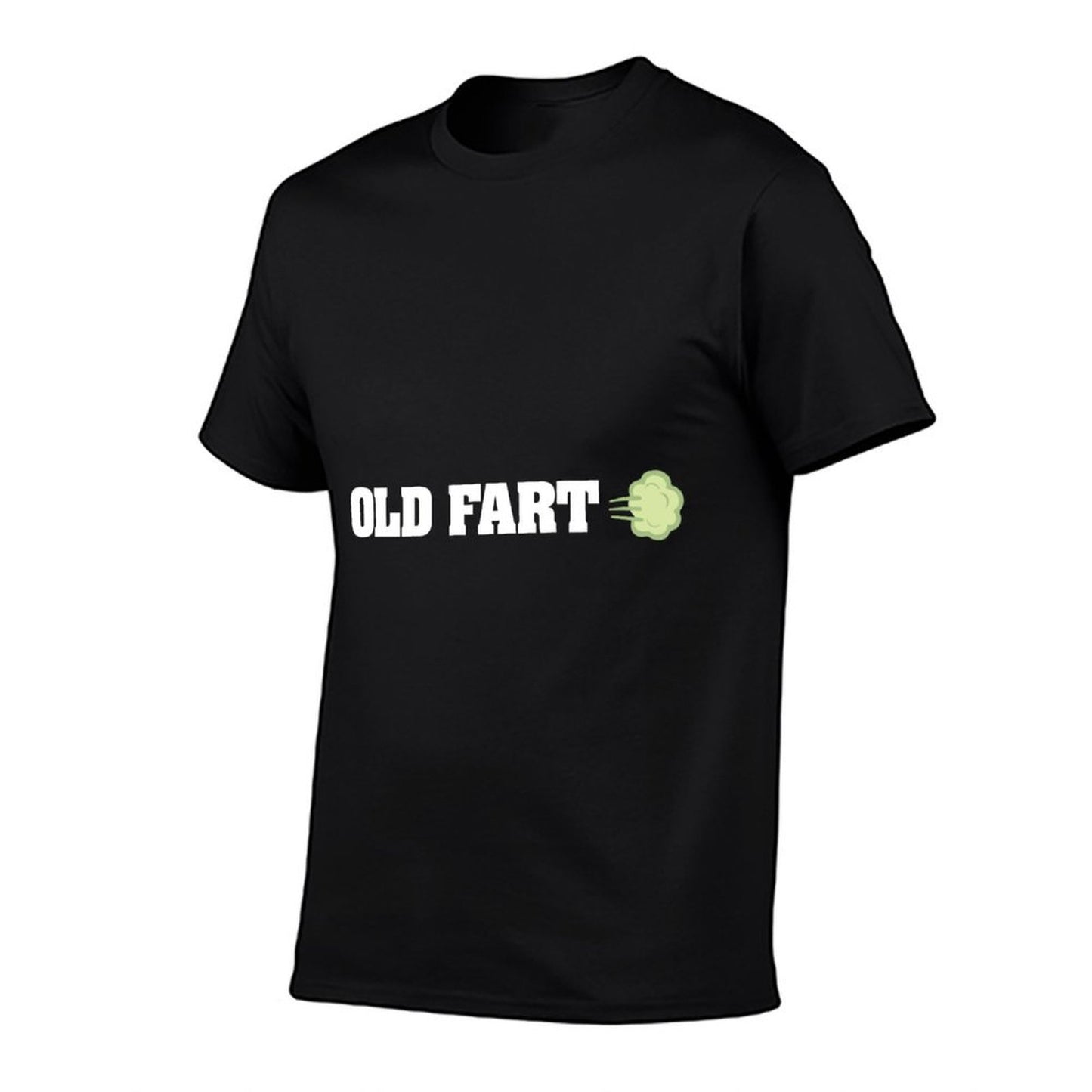 Funny Old Man Fart Joke 40th, 50th Birthday Gift Idea Polyester Blend T-Shirt