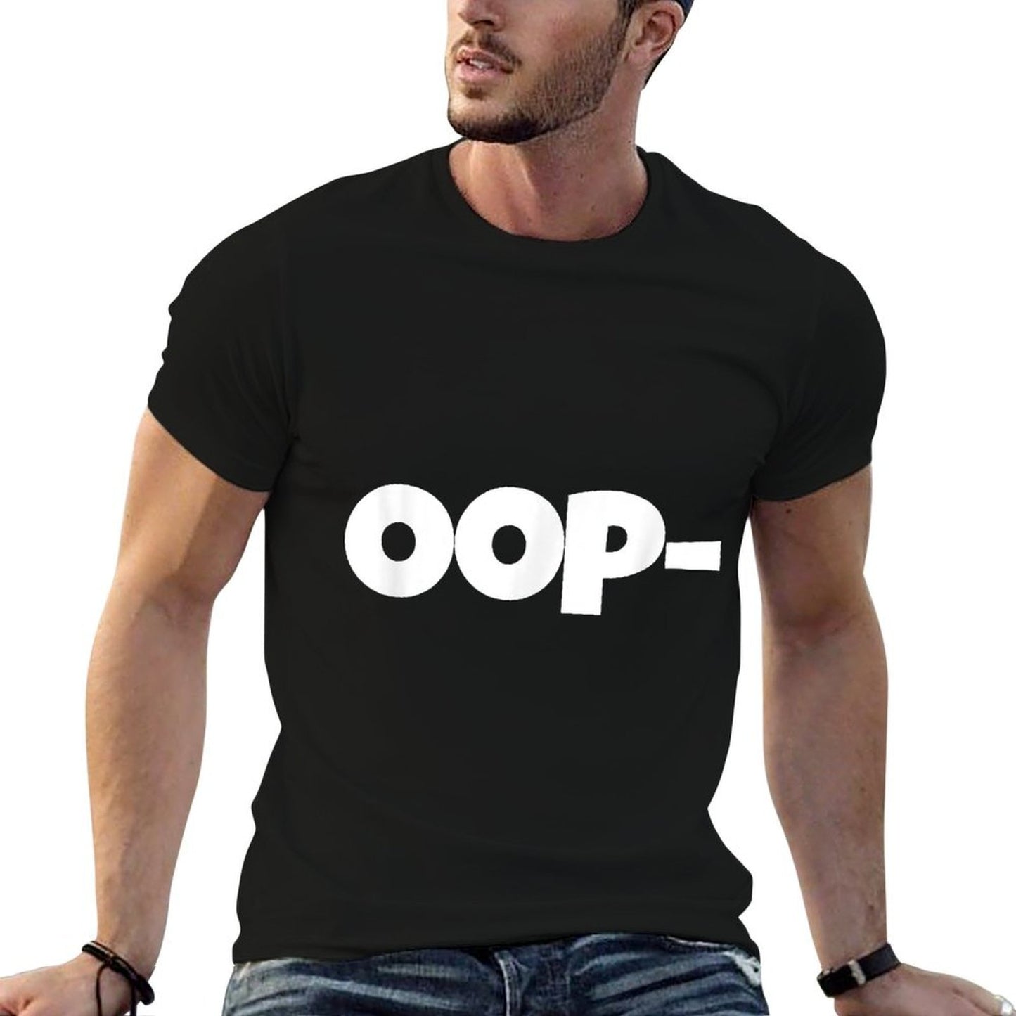 Oop T-shirt Meme Gift Relaxed-fit T-Shirt