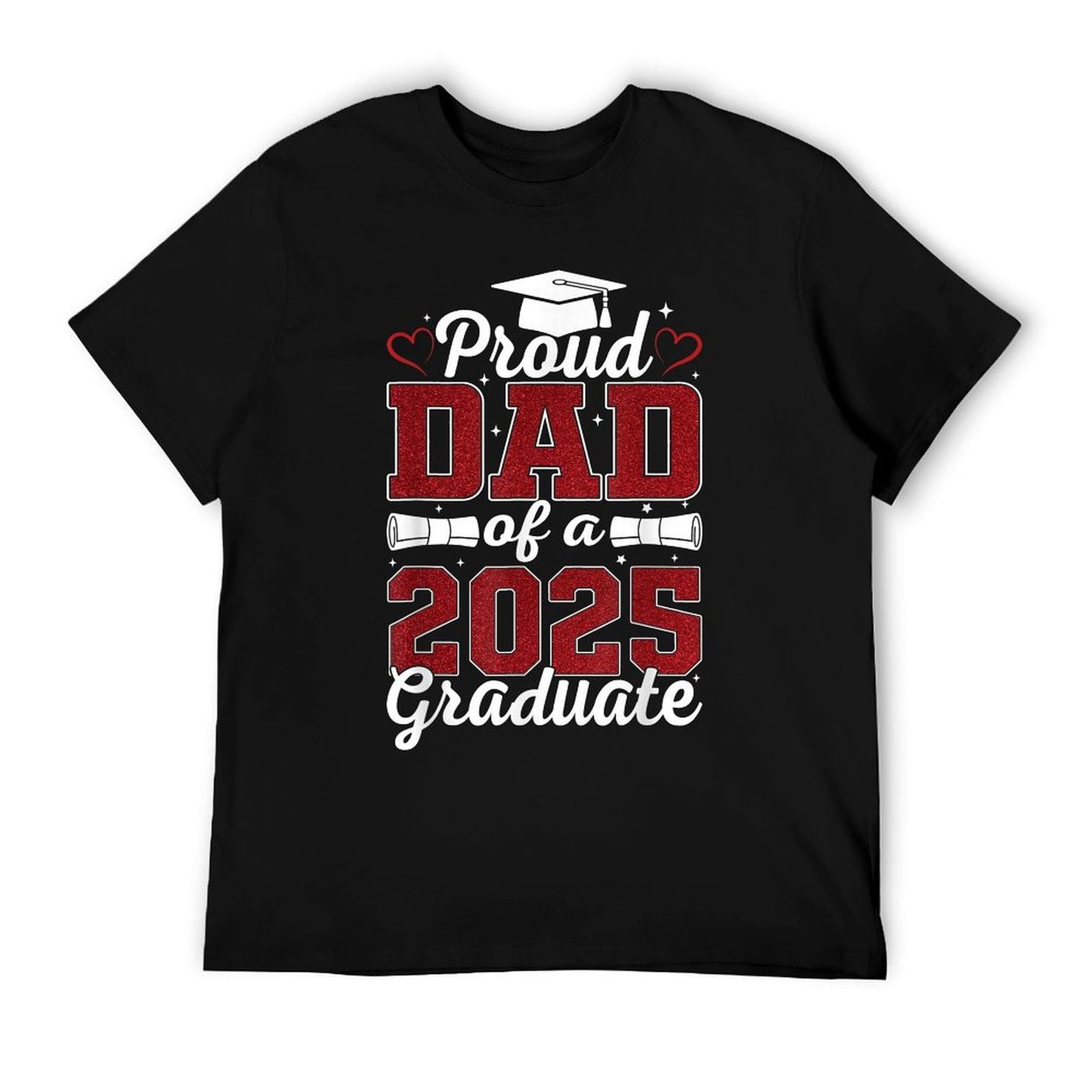 Proud Dad of A 2025 Graduate Senior Class of 2025 Graduation Odor-resistant T-Shirt