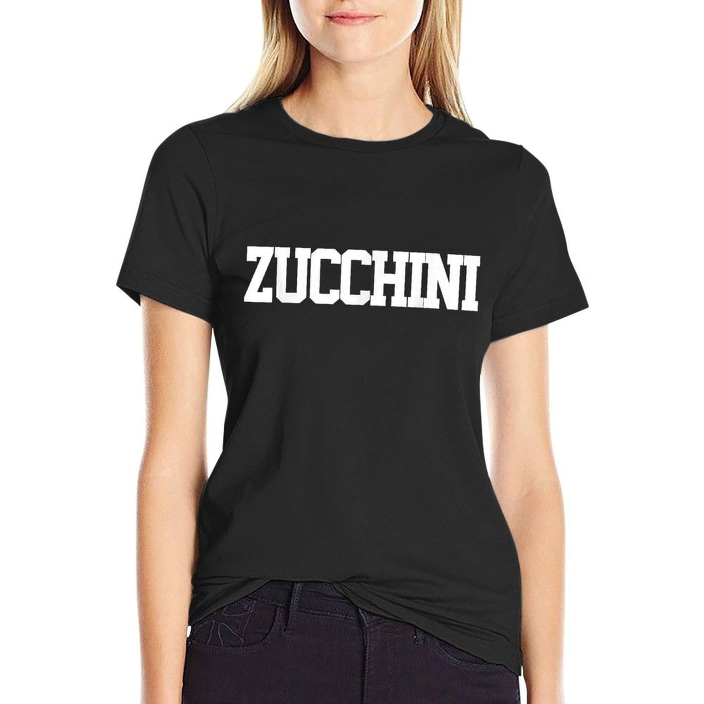Zucchini Text For Zucchini Lovers. Soft T-Shirt