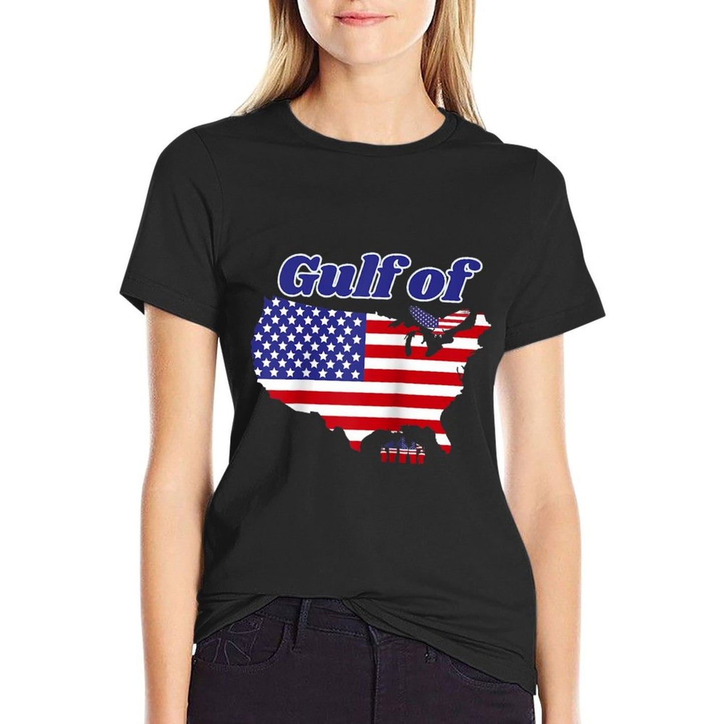 Gulf of United States of America Raglan Baseball Wrinkle-resistant T-Shirt