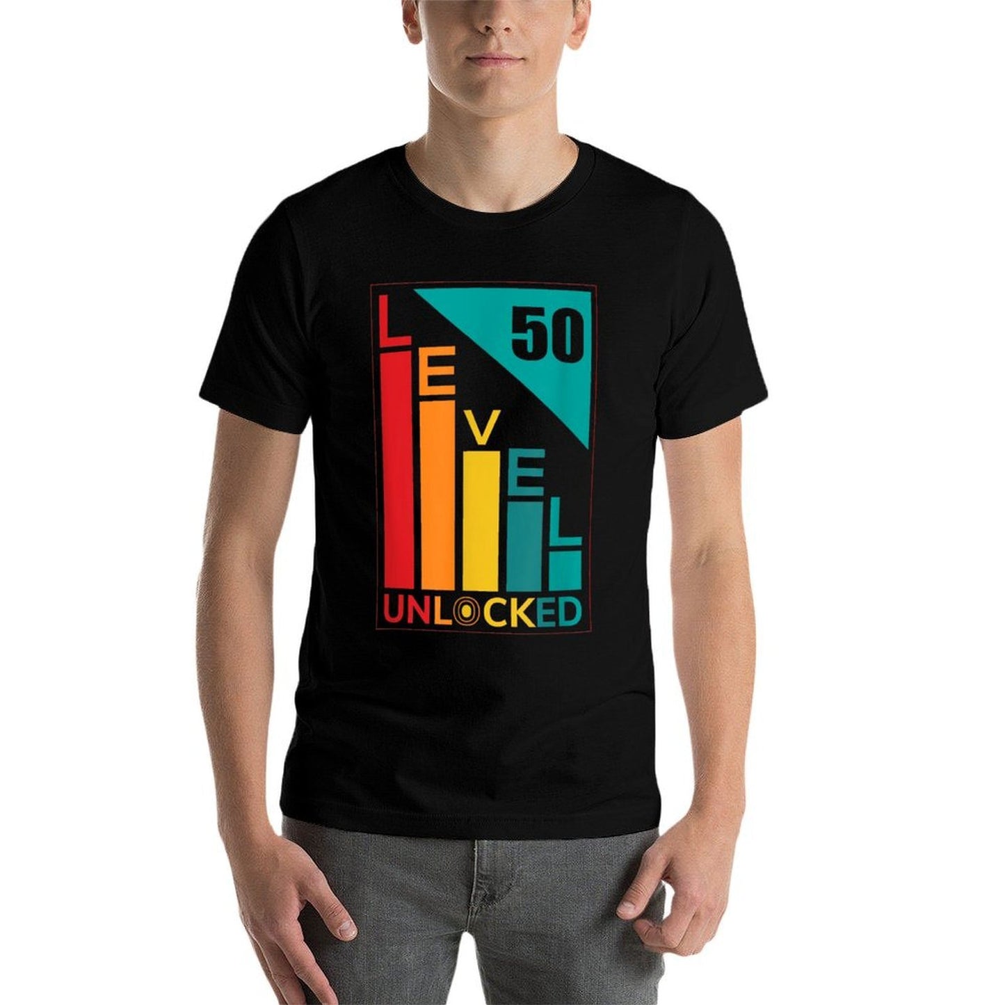 Level 50 Unlocked - Video Gamer - 50th Birthday - Classic Classic T-Shirt