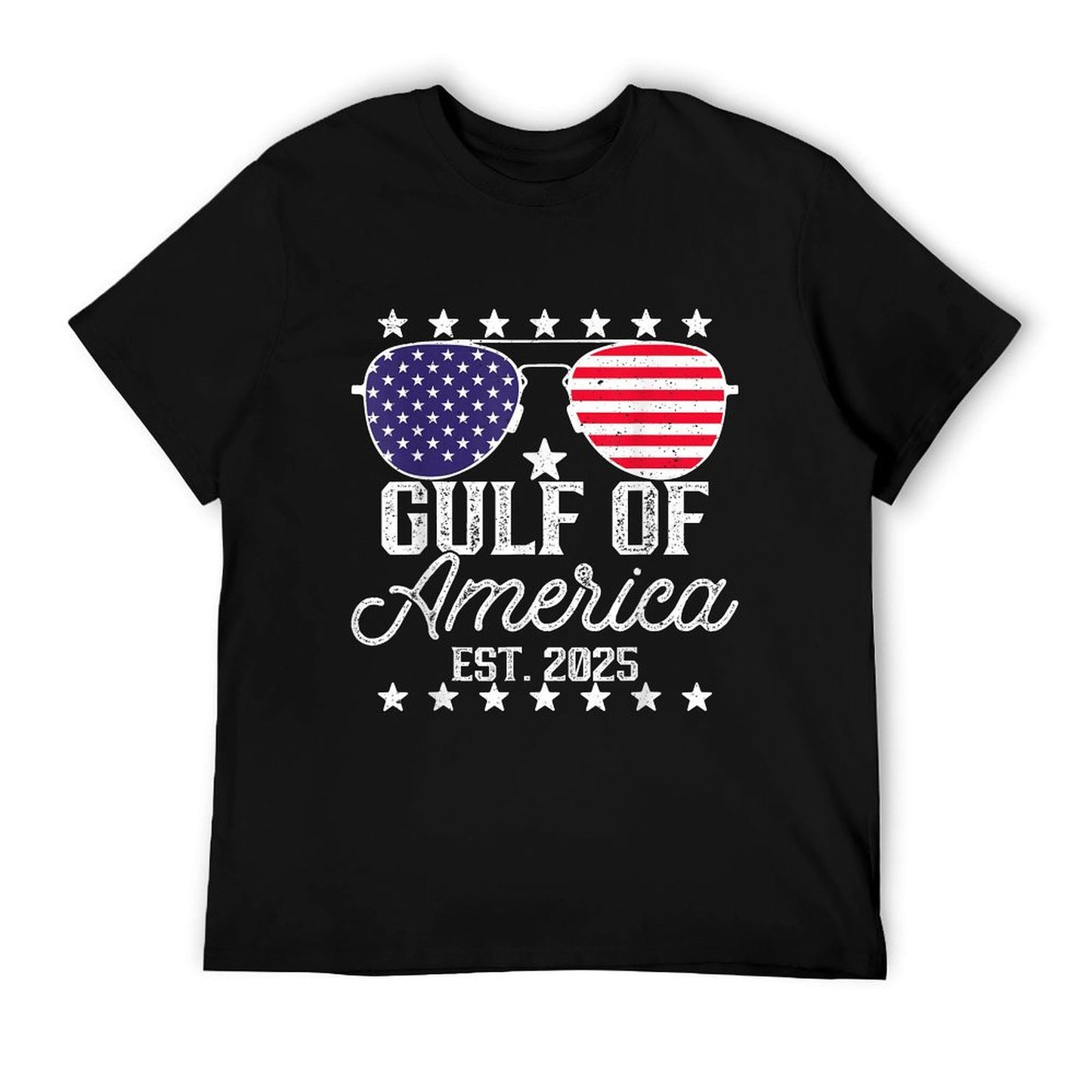 Gulf Of USA America Since 2025 4th Of July Sunglasses Graphic-printed T-Shirt