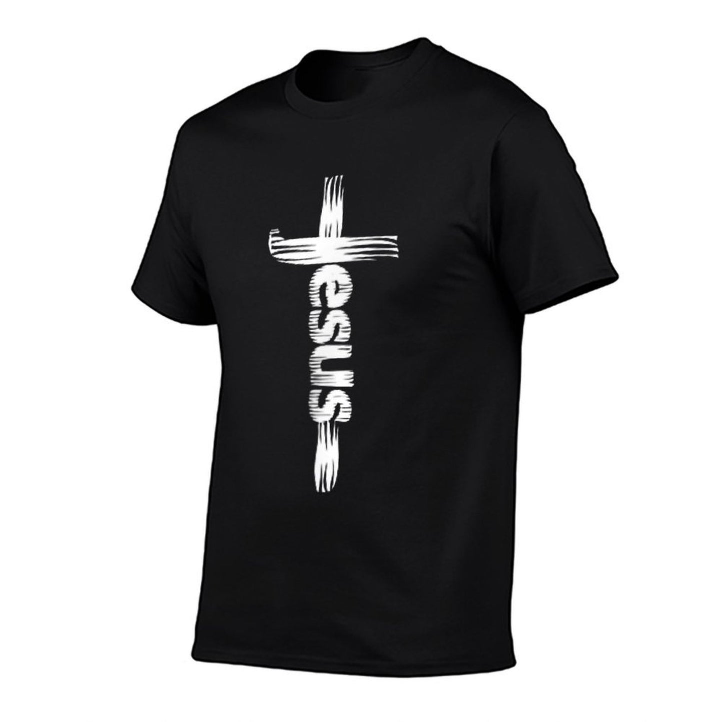 Christian Jesus Rugged Cross Moisture-wicking T-Shirt