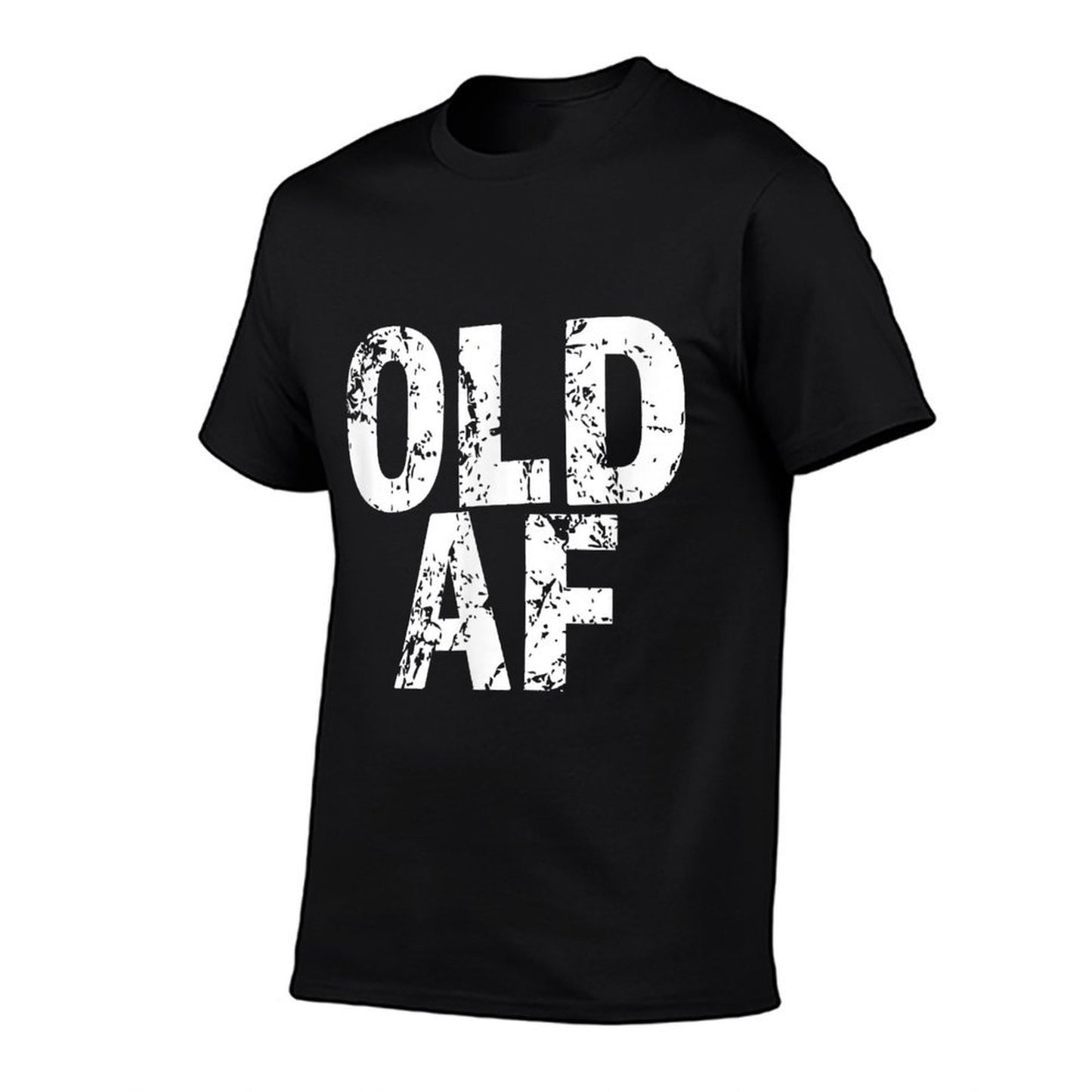 Funny Old AF Birthday Gift for Milestone Birthday 60th 50th Heathered Texture T-Shirt