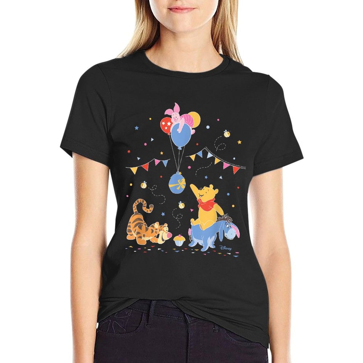 Winnie The Pooh - Pooh And Friends Birthday Party Affordable Price T-Shirt