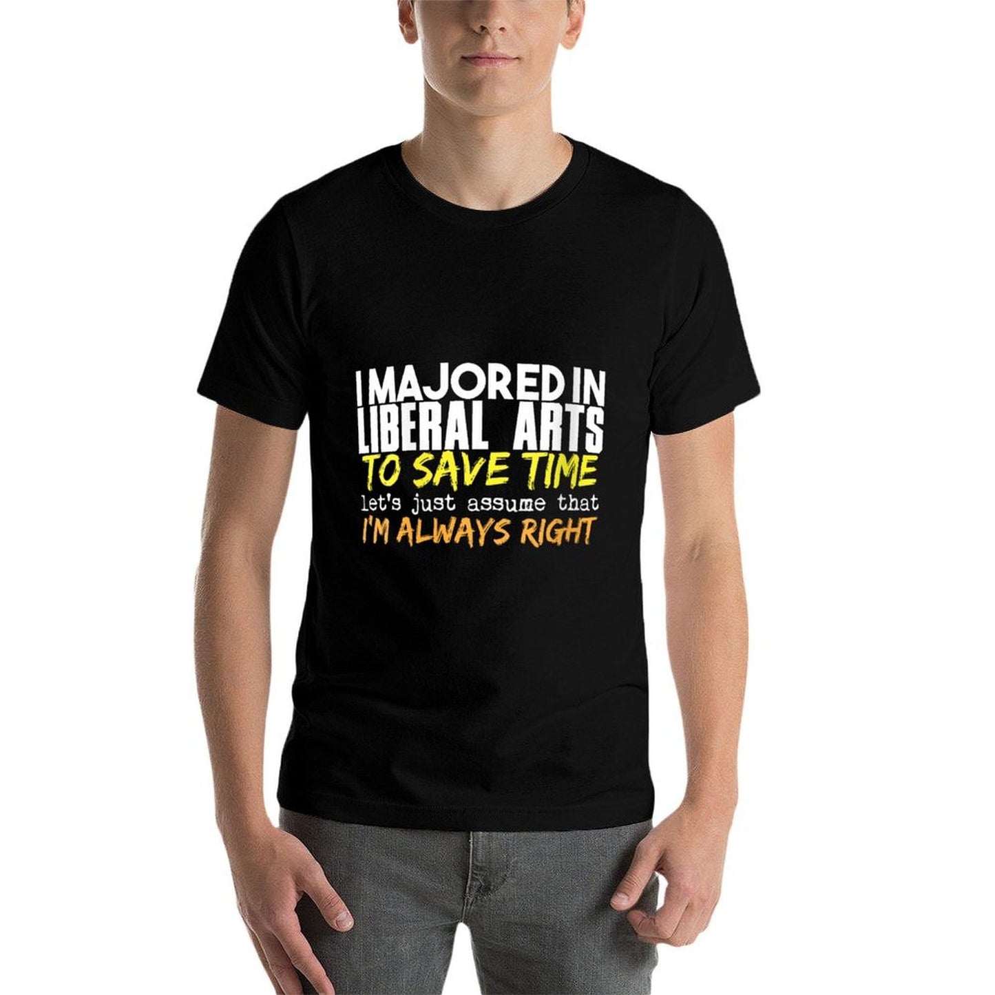 Womens Liberal Arts Major Gift for Back to School Gift Slim-fit Cut T-Shirt