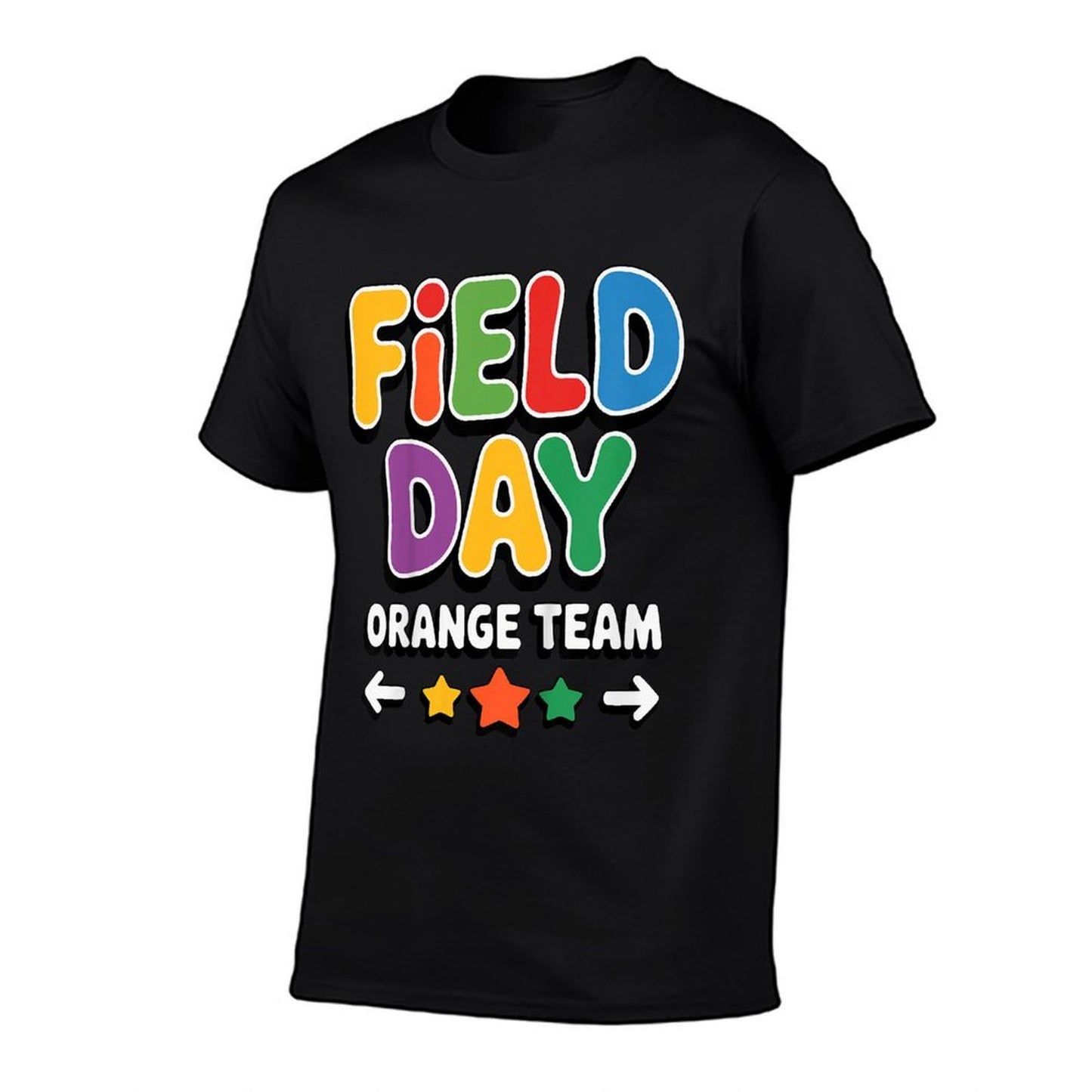 Kids Boys Field Day Orange Team Teacher Field Day Games High-quality Stitching T-Shirt