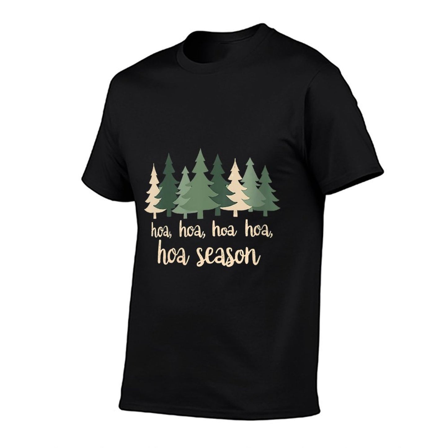 Womens Twilight Lover Pine Forest Hoa Hoa Hoa Hoa Hoa Cozy Season High-quality Stitching T-Shirt