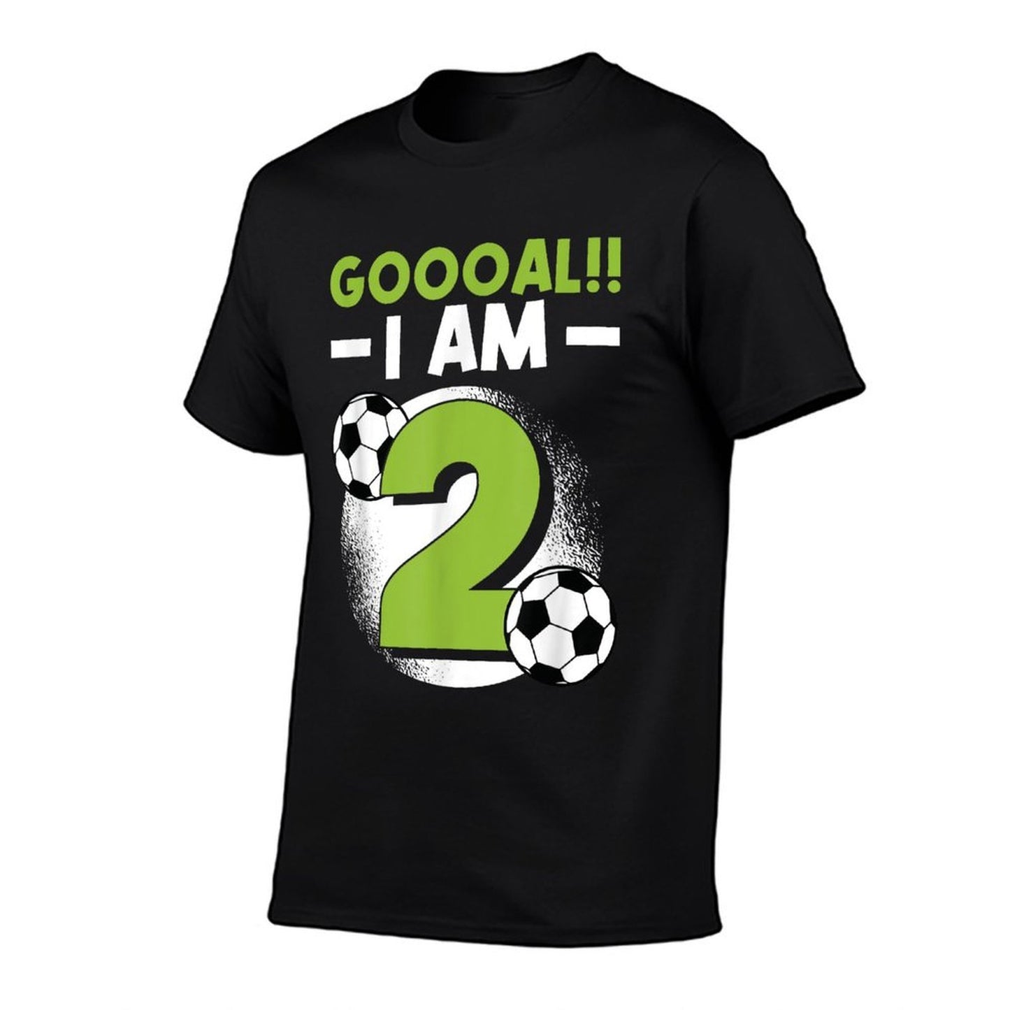 2nd Birthday Soccer Themed Birthday Party 2 Years Old Vintage-inspired T-Shirt