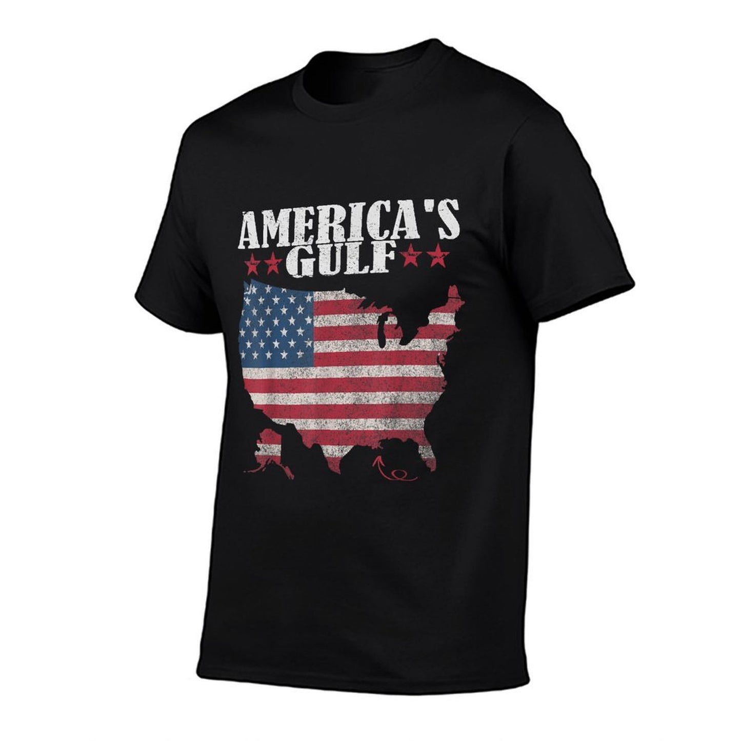 Gulf Of Us America Shirt America's Gulf Flag Us Wrinkle-resistant T-Shirt