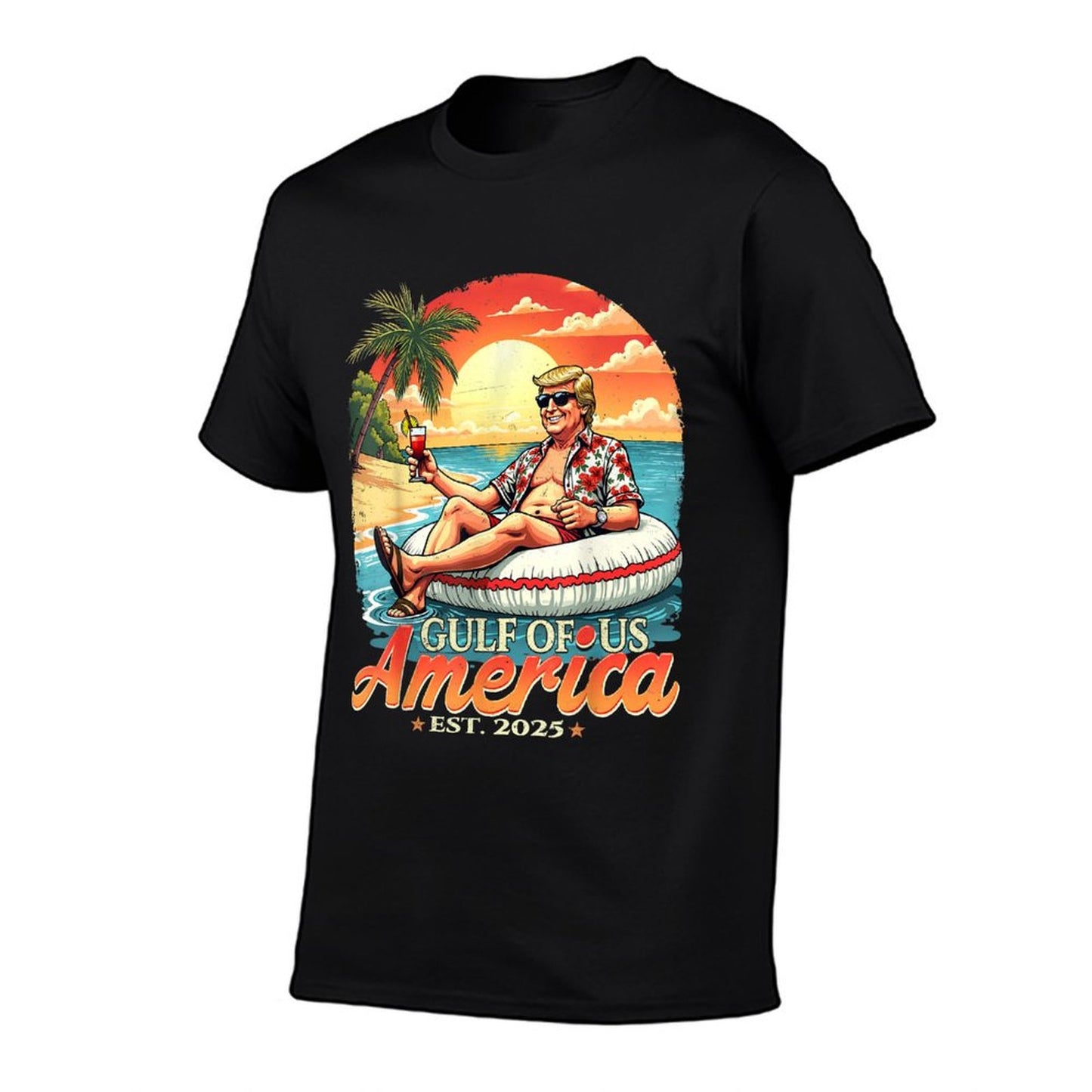 Vintage Funny Trump America's Gulf Trump Merchandise Quick-drying T-Shirt