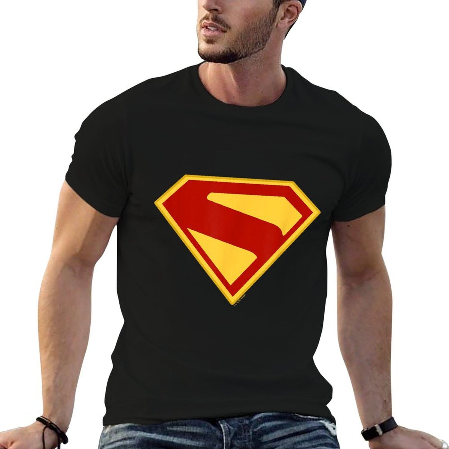 SUPERMAN (2025 Movie) S-Shield Tagless Design T-Shirt