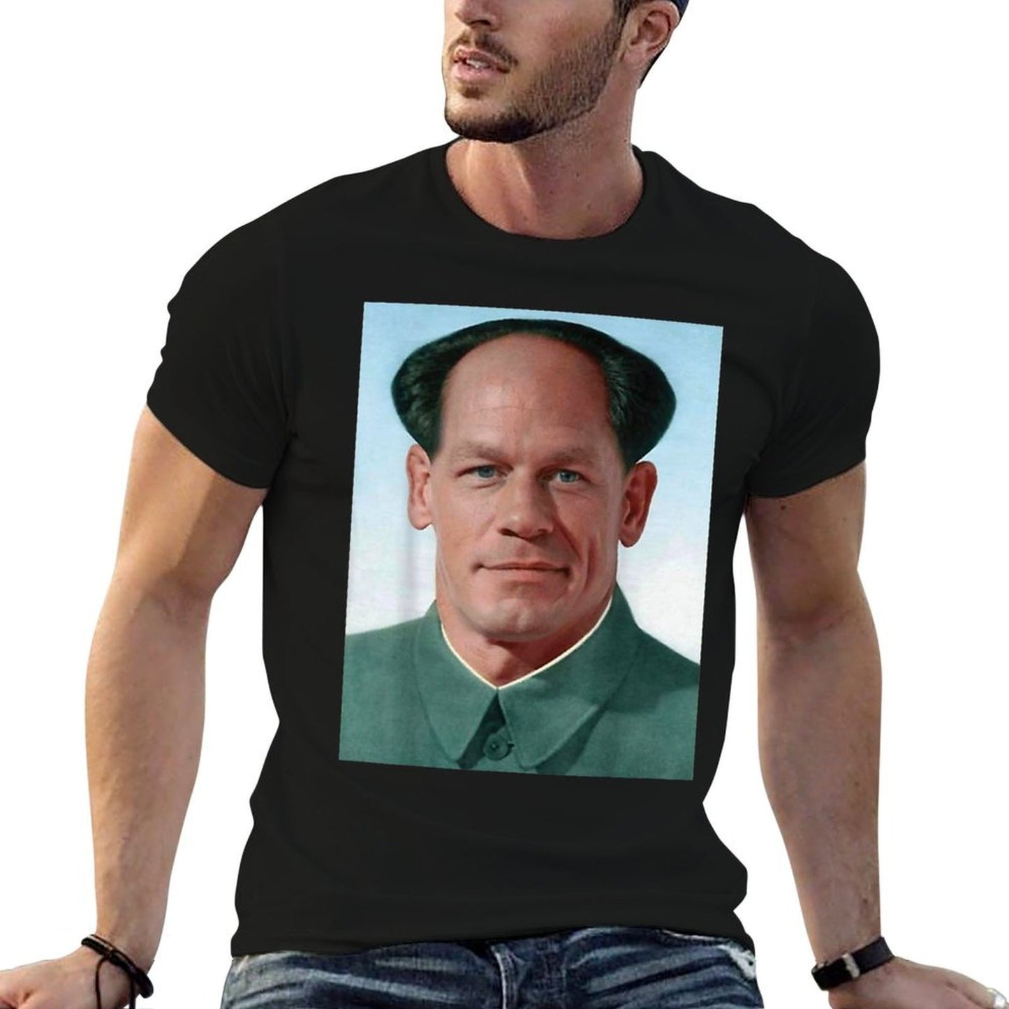 Bing Chilling John Xina Chinese Funny Meme Trendy Pattern T-Shirt