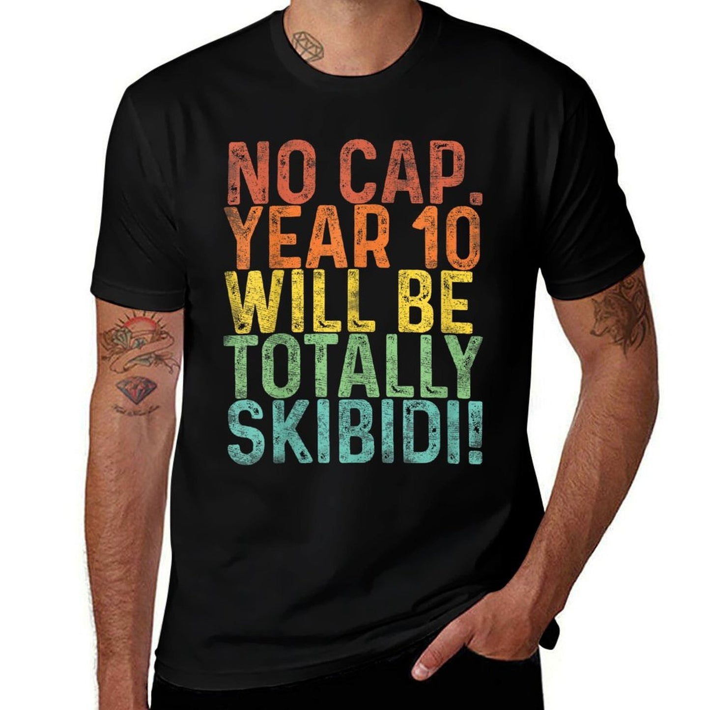 Funny 10 Year Old Gifts BDay Boy 10th Birthday Born in 2015 Lightweight T-Shirt