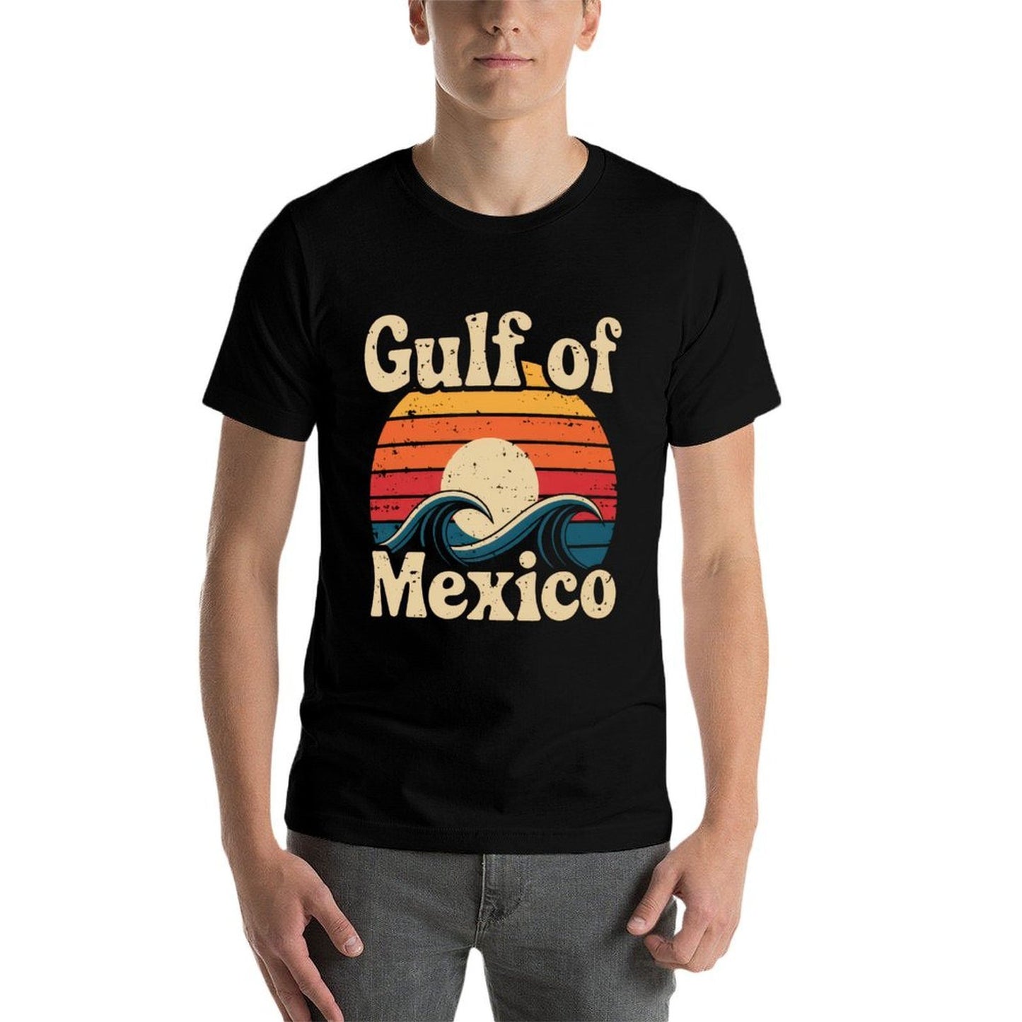 Gulf Of Mexico Gift Men Women Beach Golfo De Mexico Sweatshirt Slim-fit Cut T-Shirt