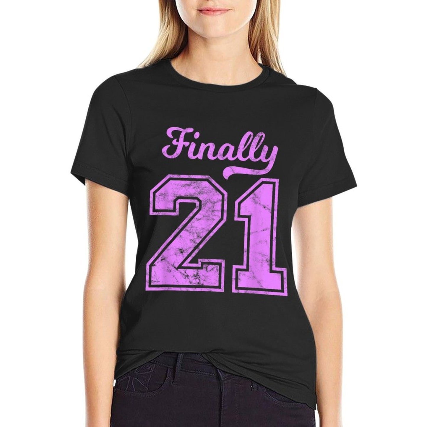 21st Birthday Boy Girl Born 2001 21st Birthday Easy-care T-Shirt