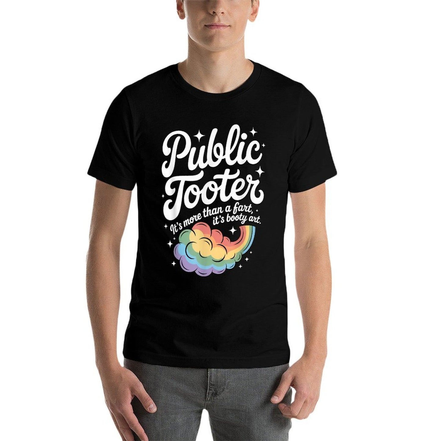 Public Tooter Embarrassing Funny Inappropriate Meme Breathable T-Shirt