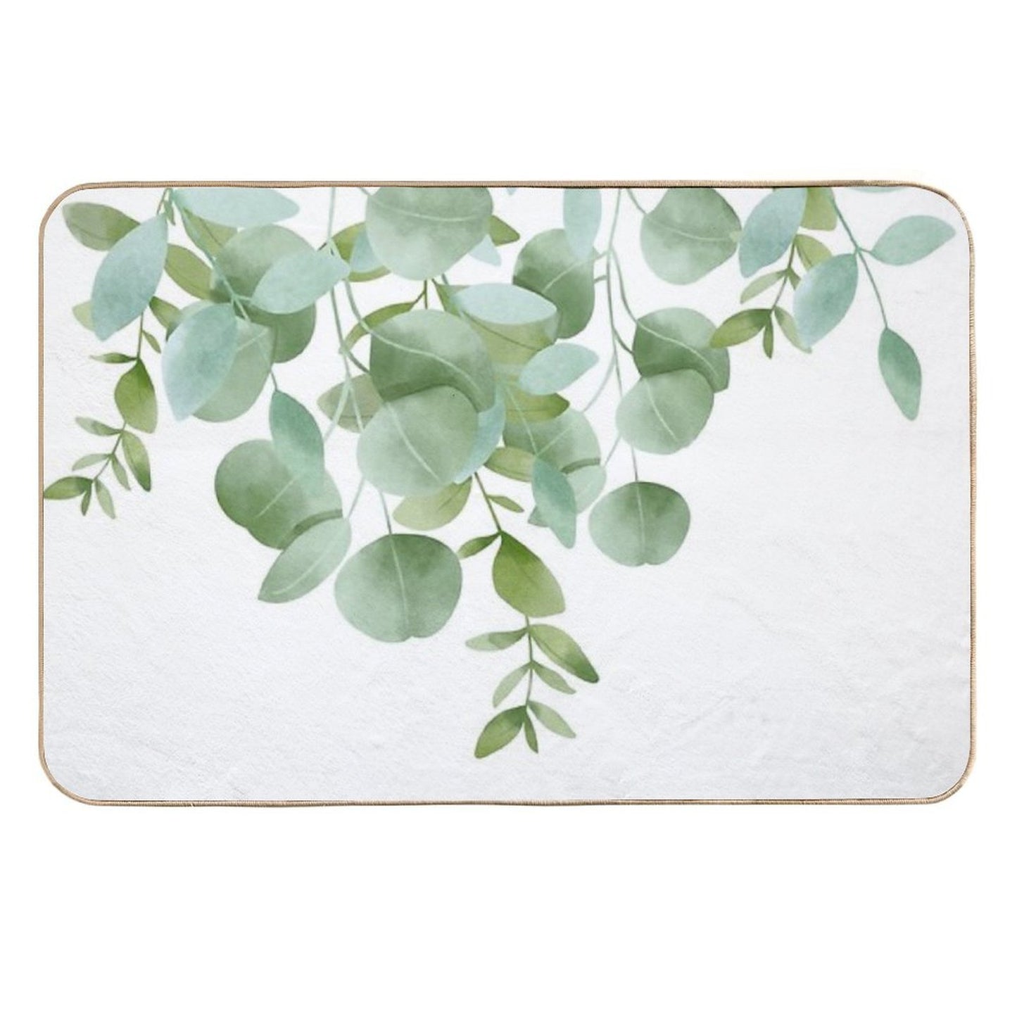 Ivy Leaves Dirt-Trapping Bath Mat