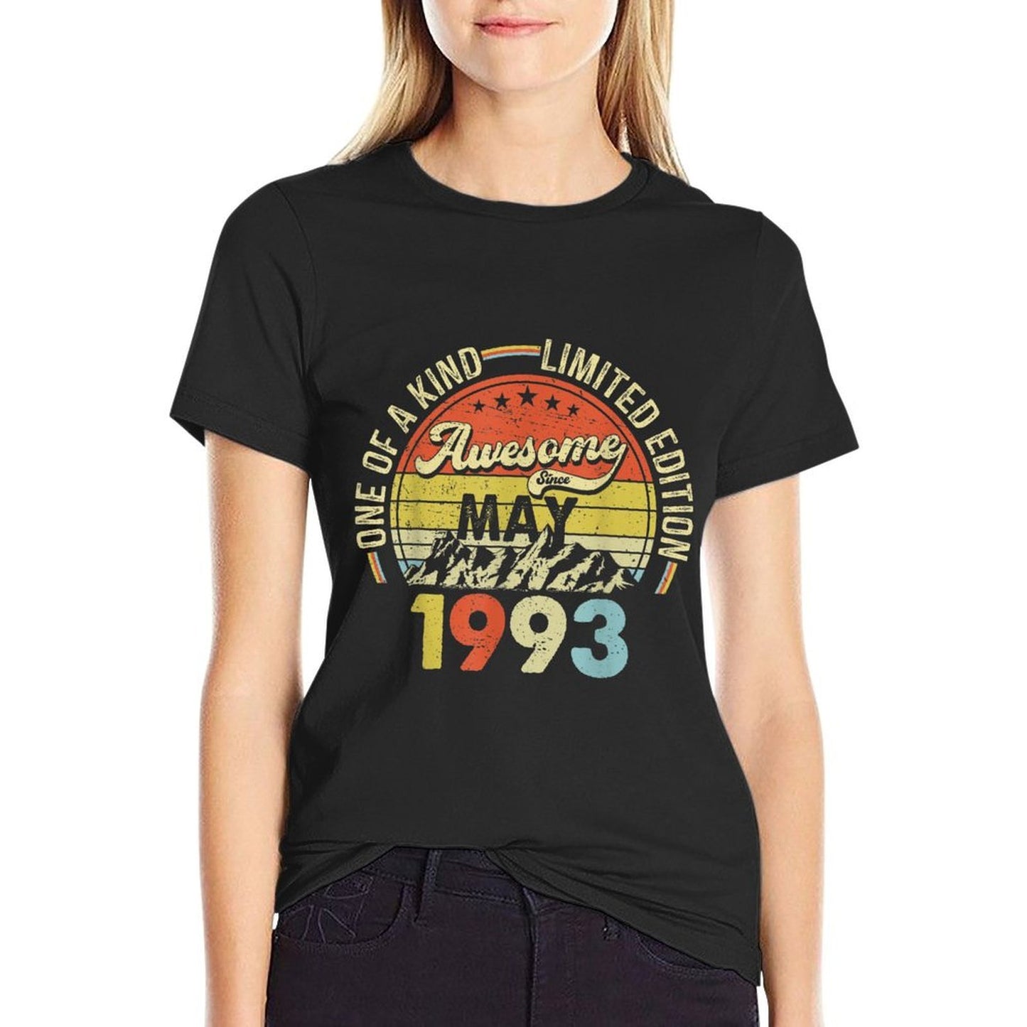Vintage May 1993 Limited Edition 30 Year Old 30th Birthday Graphic-printed T-Shirt
