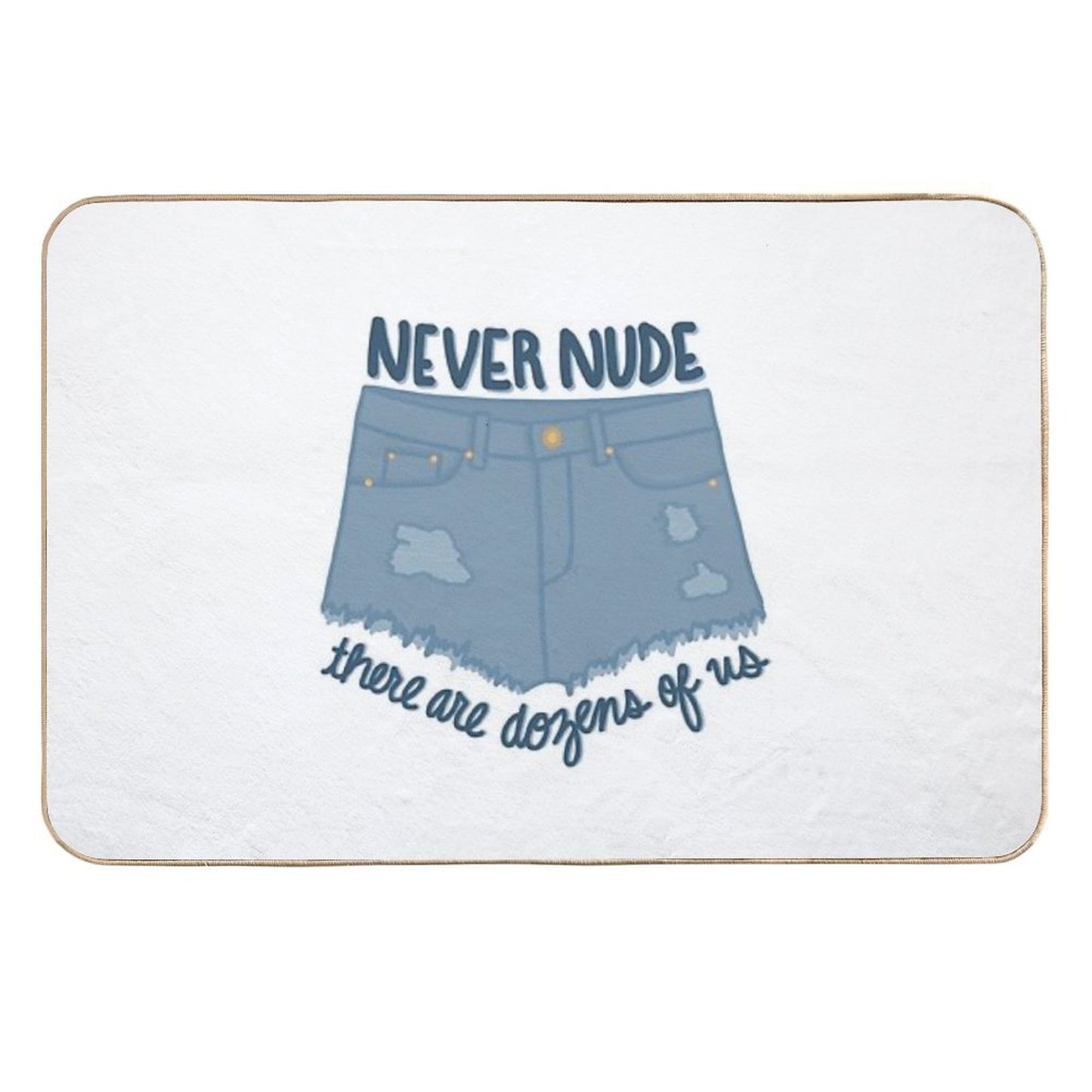 Never Nude Eco-Friendly Bath Mat