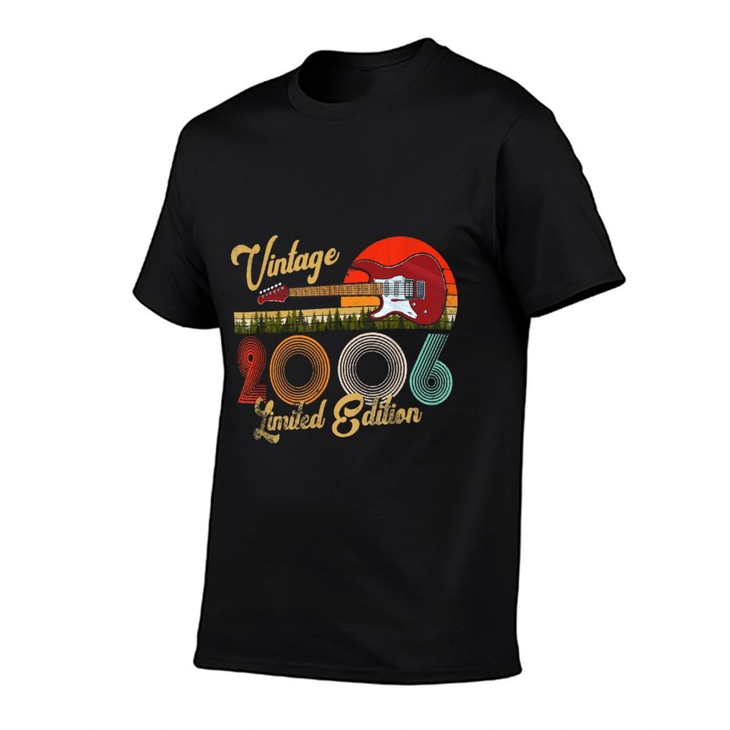 17 Year Old Gift Vintage 2006 Guitar Player 17th Birthday Odor-resistant T-Shirt