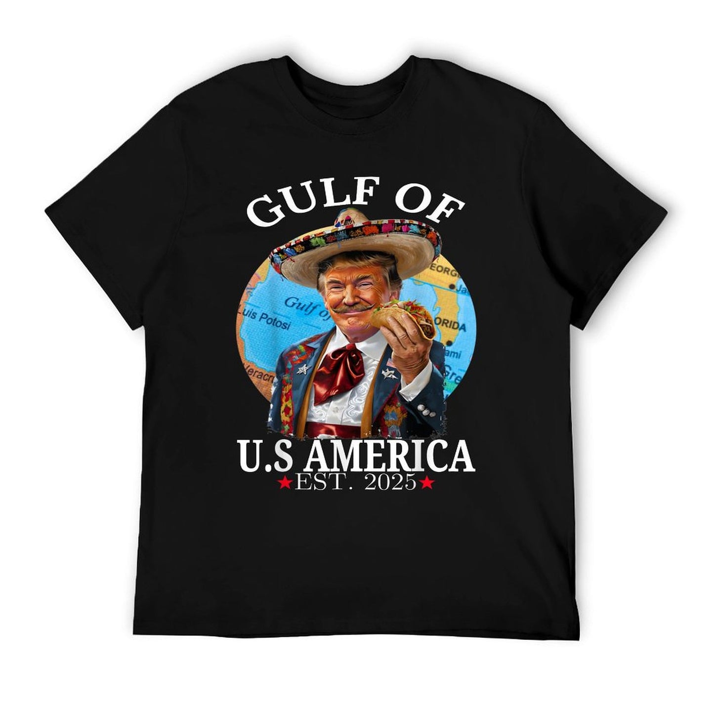 Funny Gulf Of Us America Shirt Gulf Of Us America Est 2025 Trendy Pattern T-Shirt