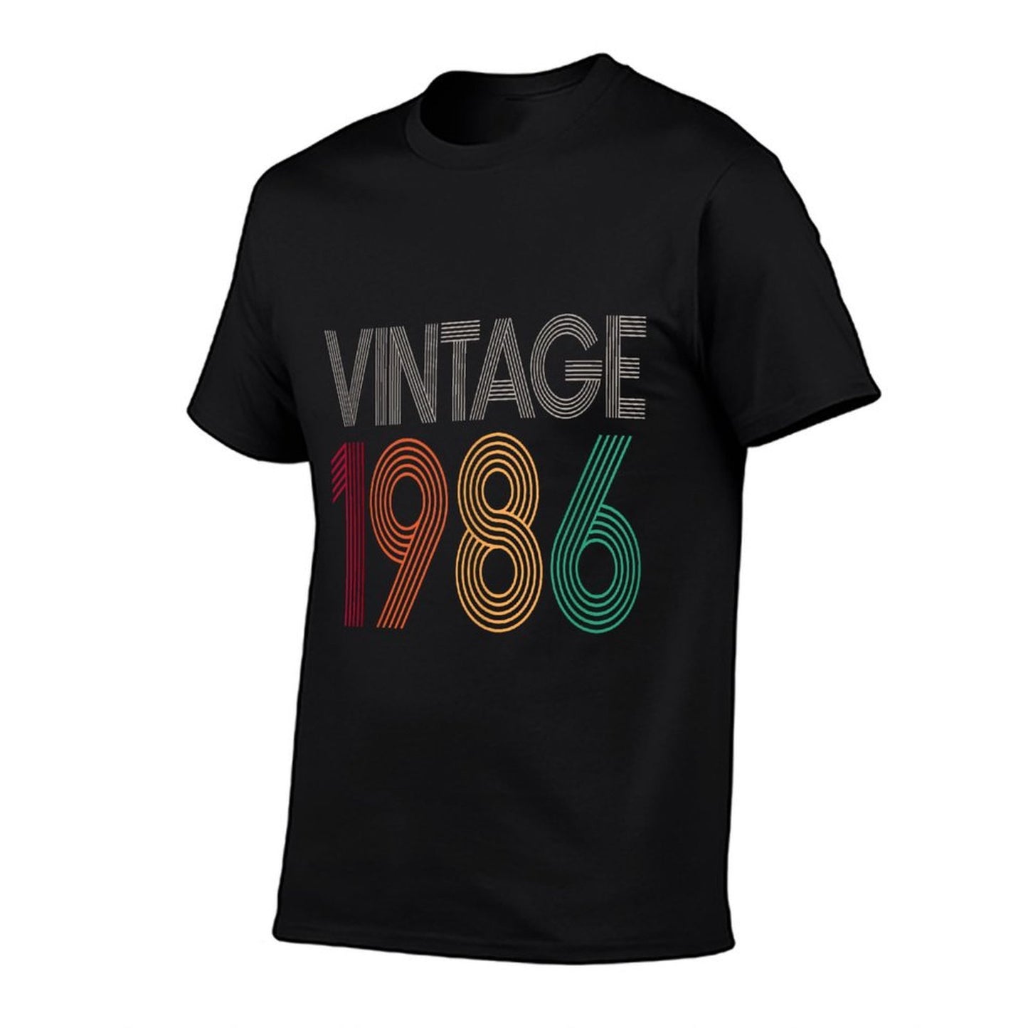 39th Birthday Men Women Vintage 1986 Retro 39 Years Old Cotton T-Shirt