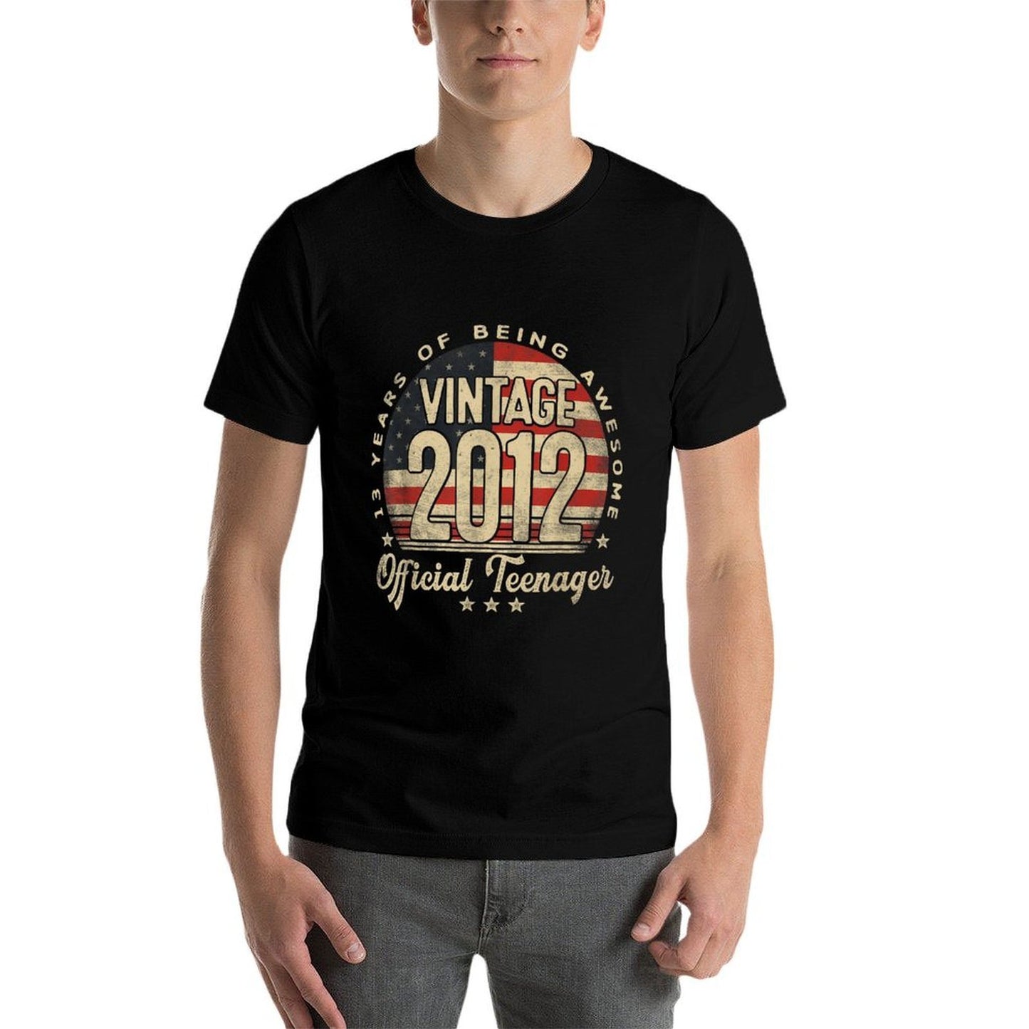 Vintage 2012 Officialnager 13-Year-Old Gifts USA Cotton T-Shirt