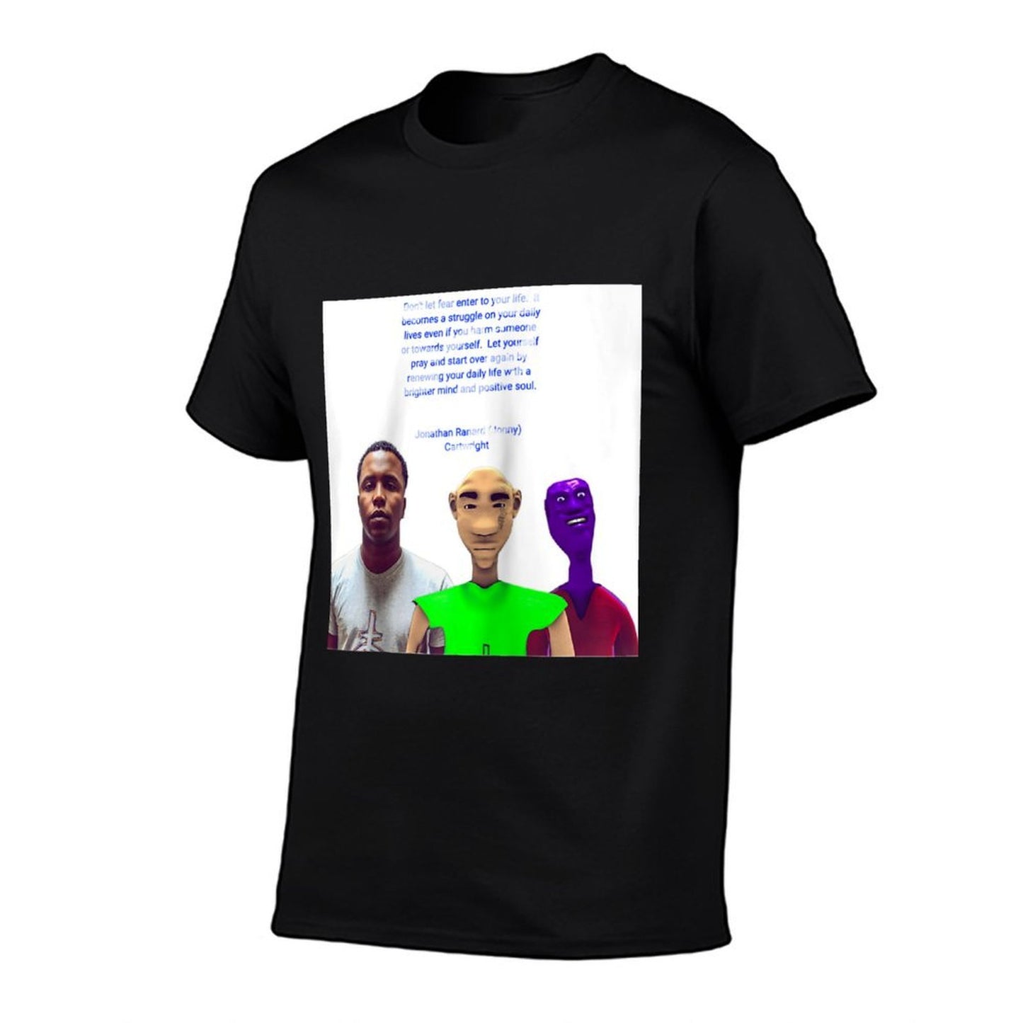 Words of Wisdom Raglan Baseball Polyester Blend T-Shirt