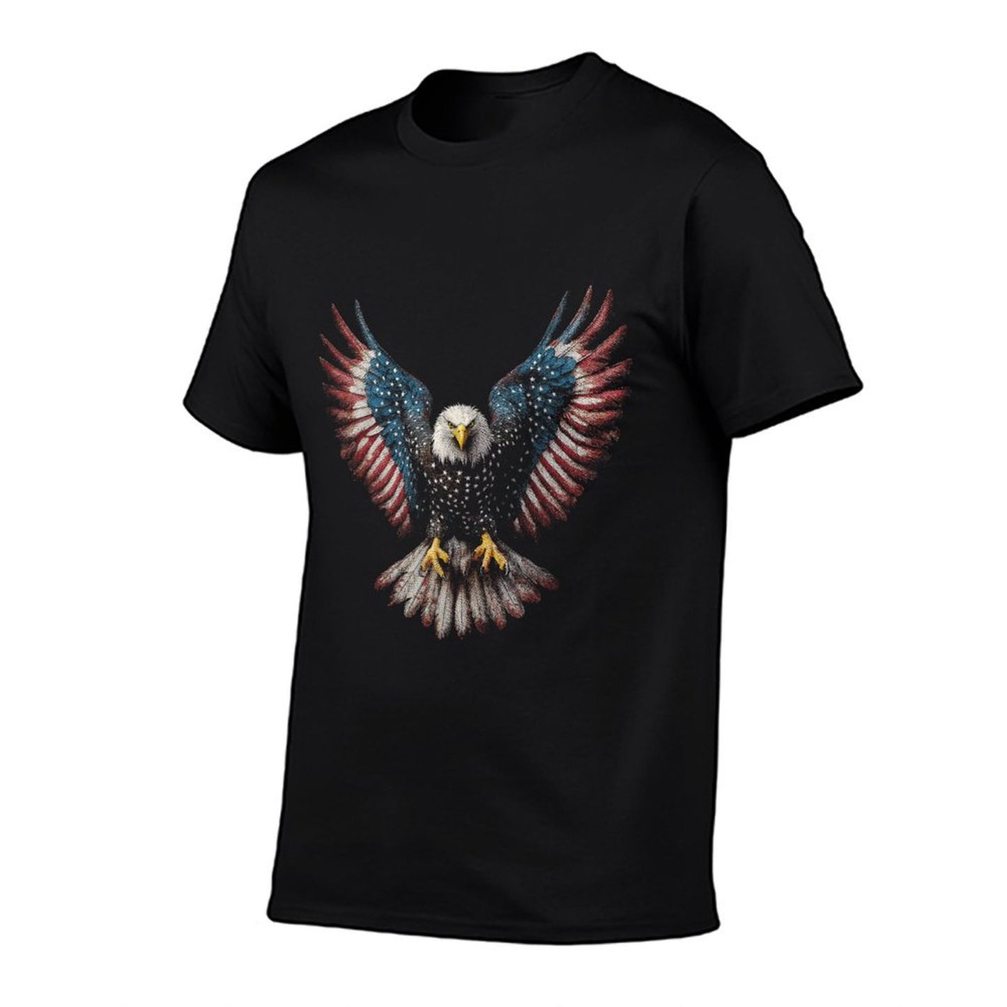 American Bald Eagle 4th of July USA Patriotic Men Women Soft T-Shirt