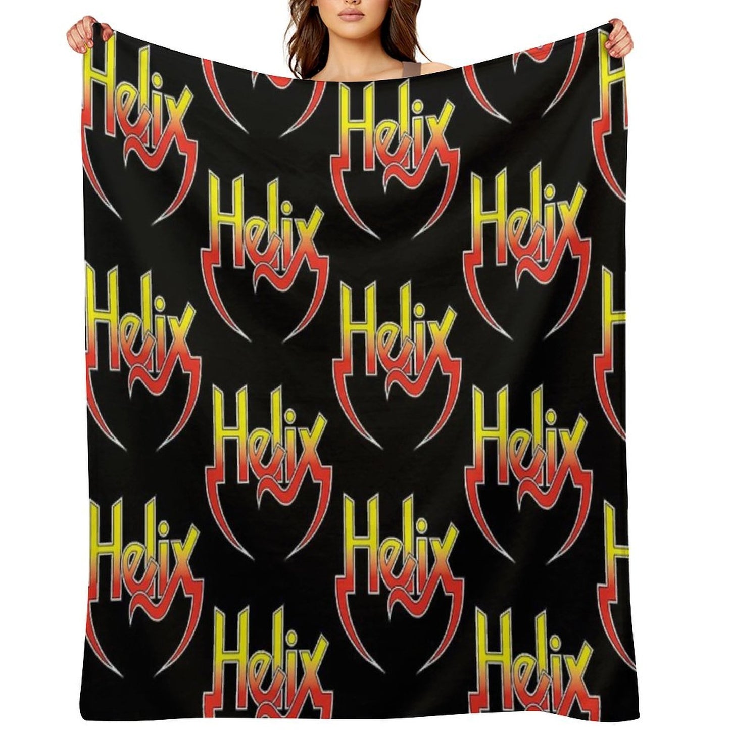 Helix Band Logo Multi-functional Throw Blanket