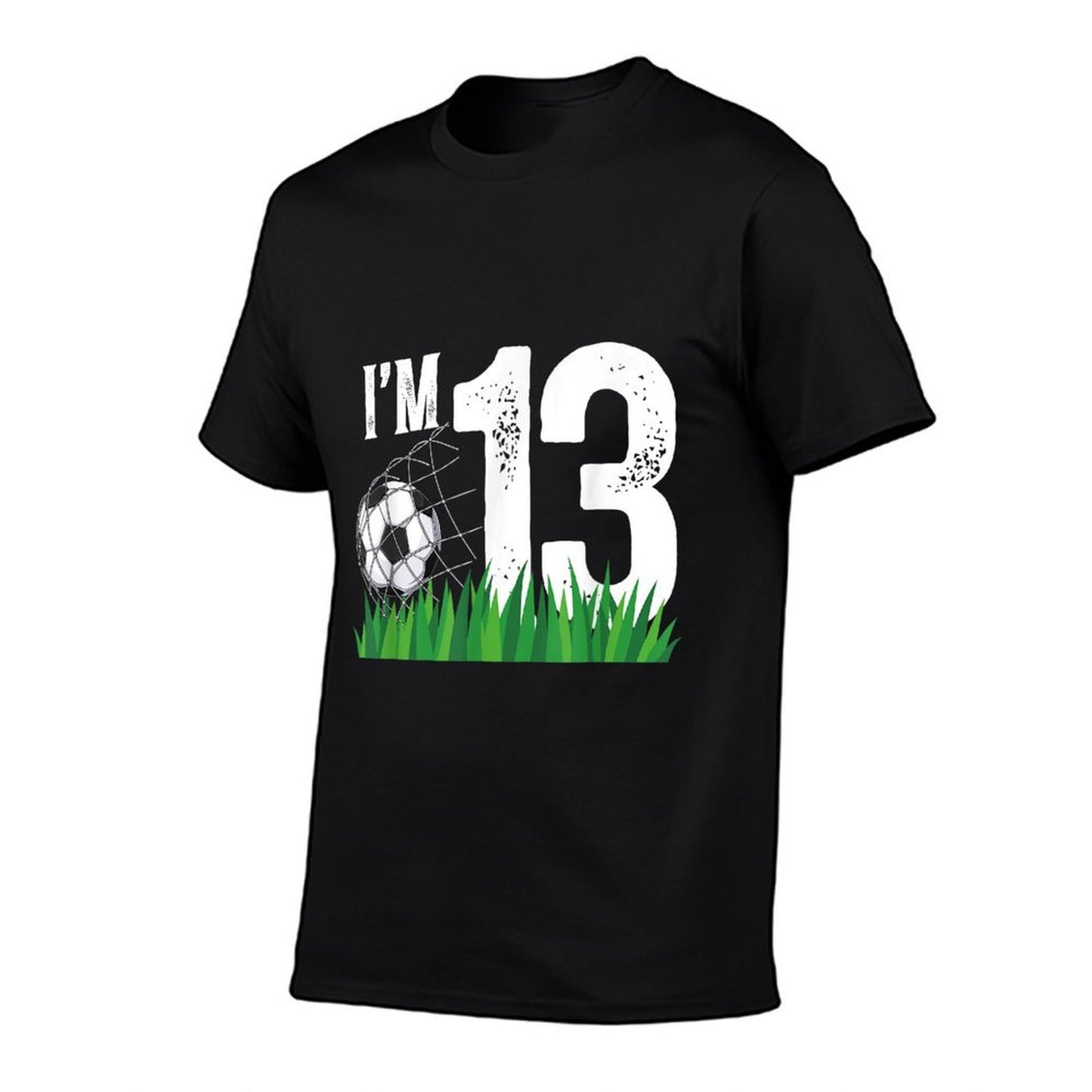 13th Soccer Birthday Party Thirteen Year Old Soccer Player Summer-ready Fabric T-Shirt