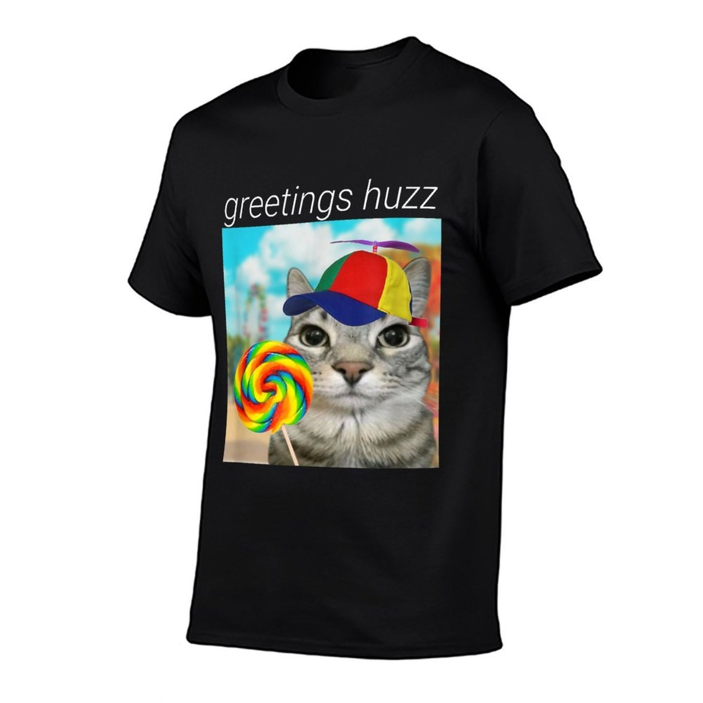 Greetings Huzz Funny Gen Z Gen Alpha Slang Meme Vintage-inspired T-Shirt