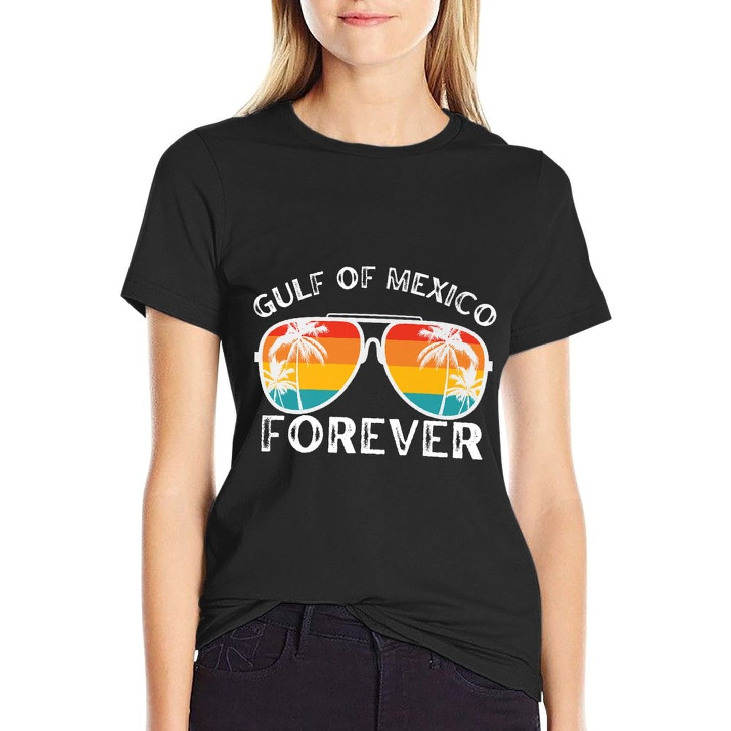 Gulf of USA America Gulf Of Mexico Retro Throwback Design Premium Soft T-Shirt