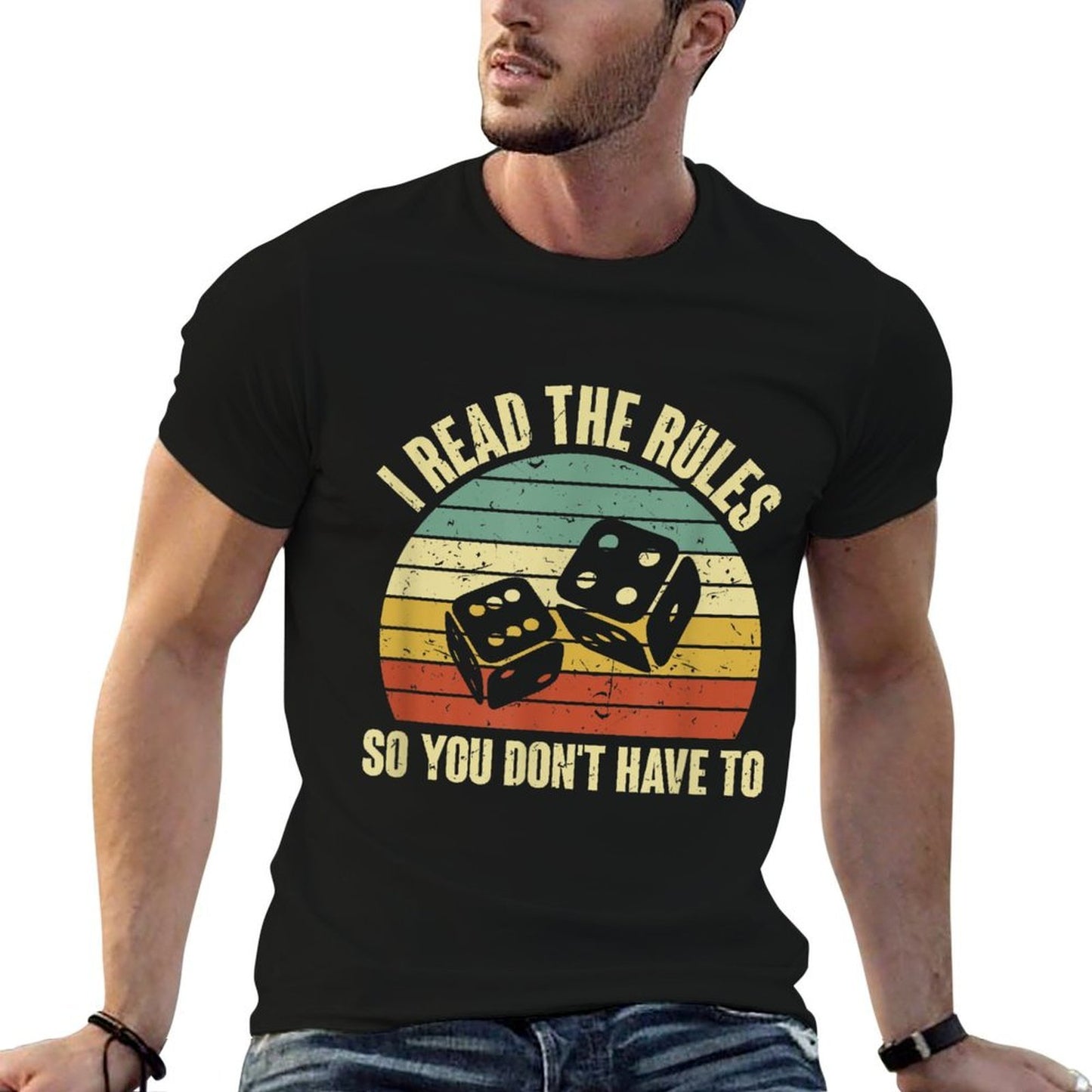 Game Night Adults Funny Board Games I Read The Rules Wrinkle-resistant T-Shirt