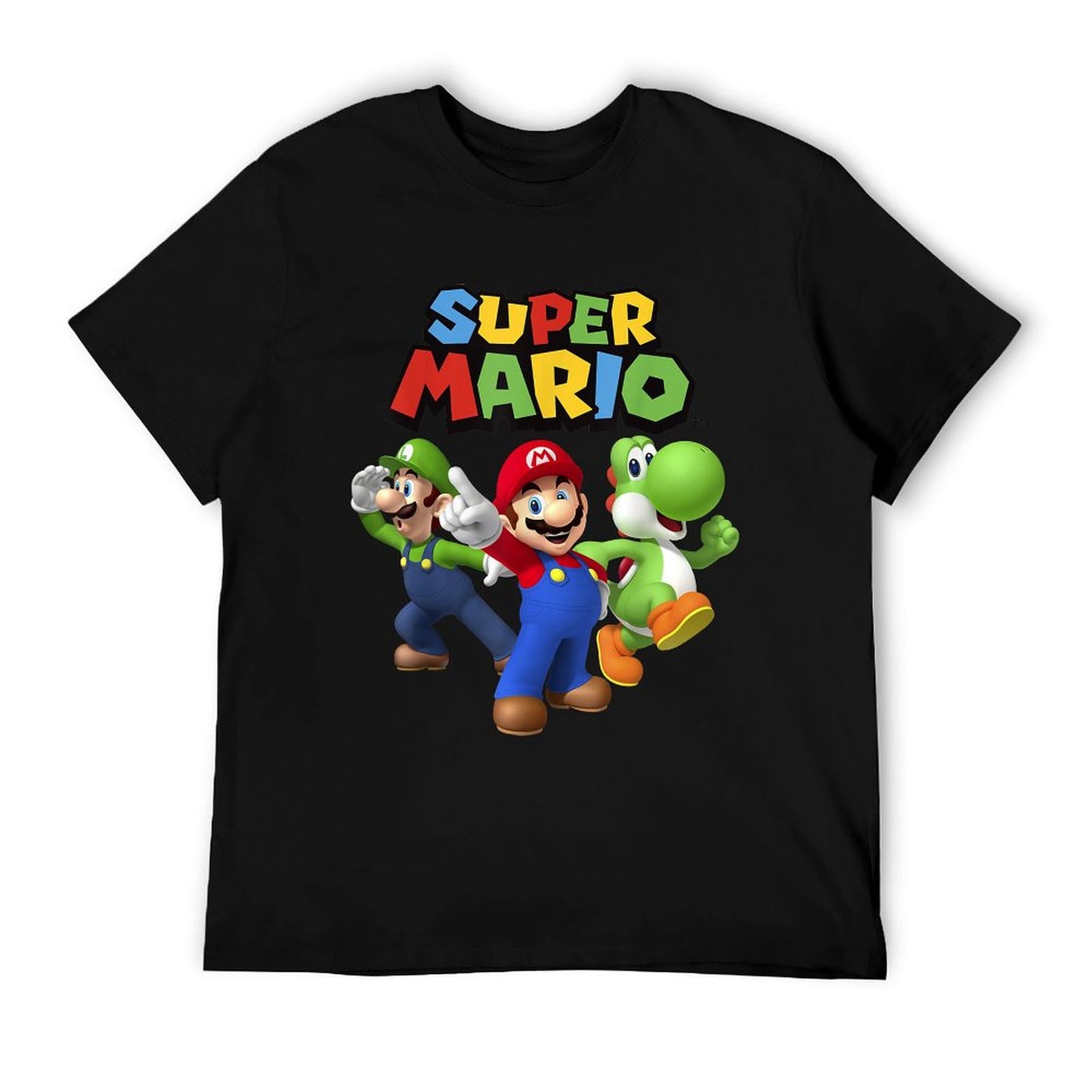 Super Mario Luigi Mario And Yoshi Group Shot Quick-drying T-Shirt
