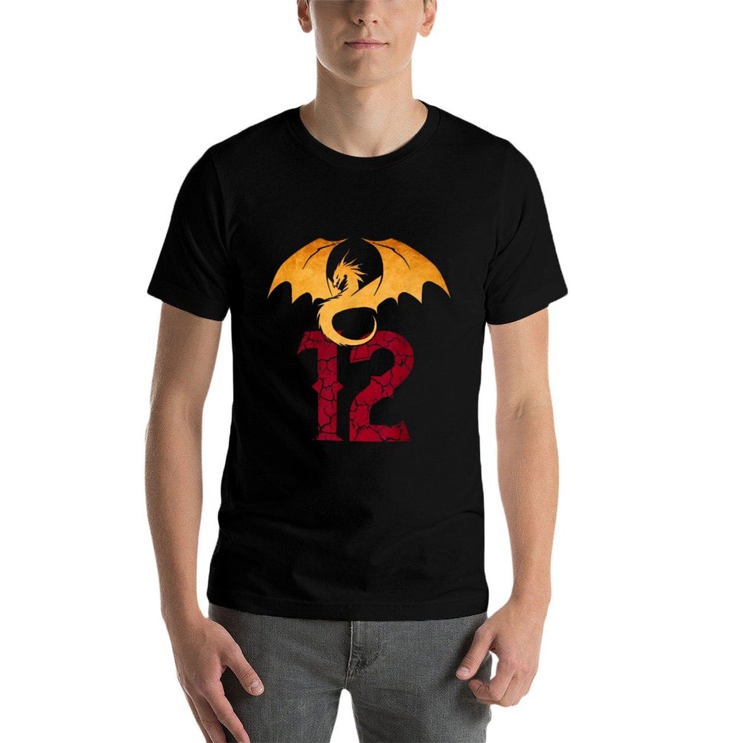 12 Year Old Birthday Dragon Fantasy 12th Bday Boy Relaxed-fit T-Shirt