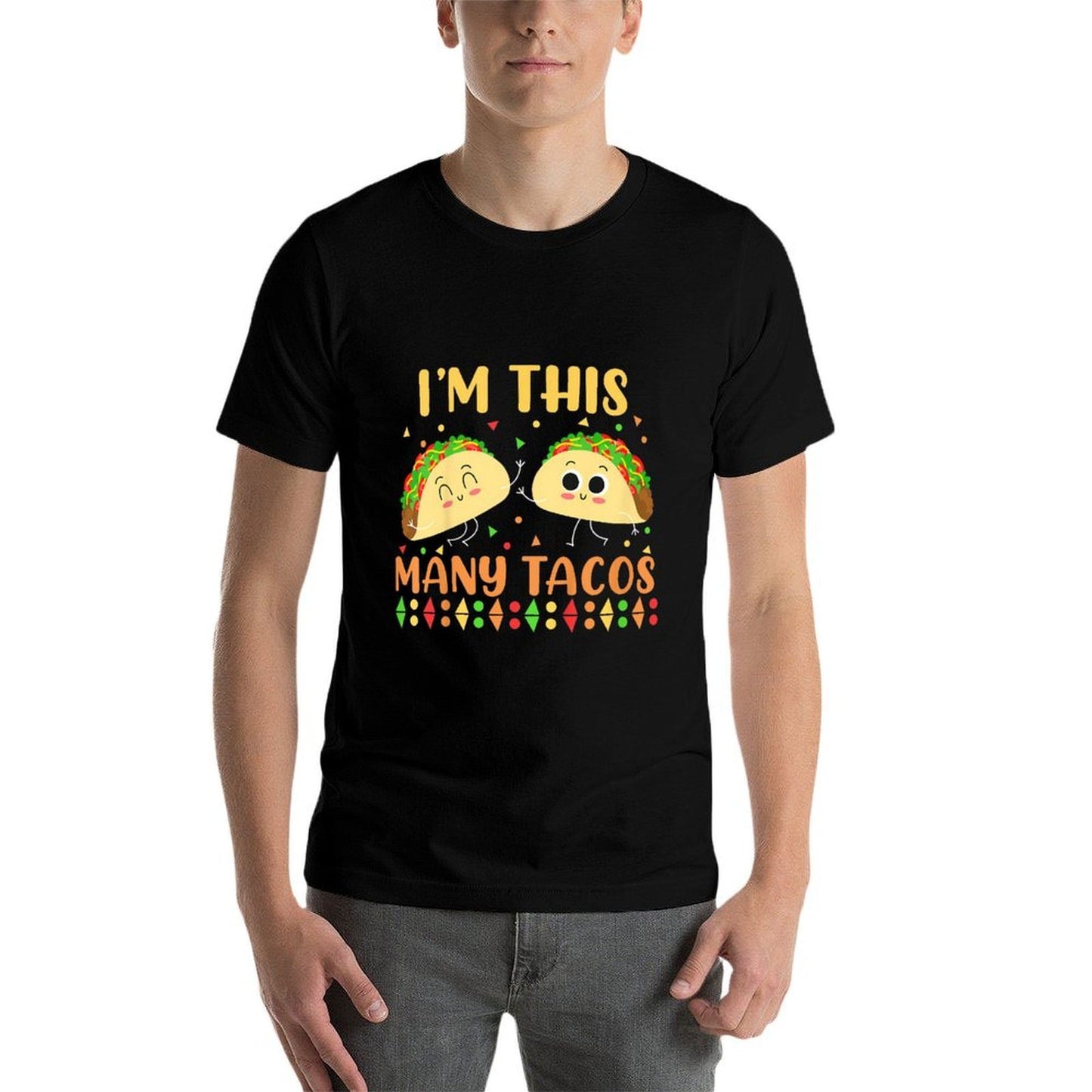 I'm This Many Tacos Second Birthday Party Cinco De Mayo Graphic-printed T-Shirt