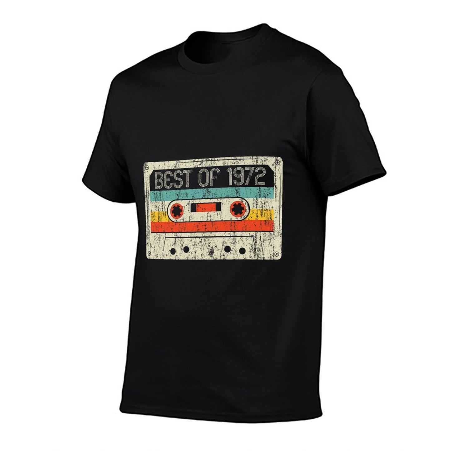 50th Birthday Gifts Best Of 1972 Cassette Tape 50 Years Old Premium Polyester Blend T-Shirt
