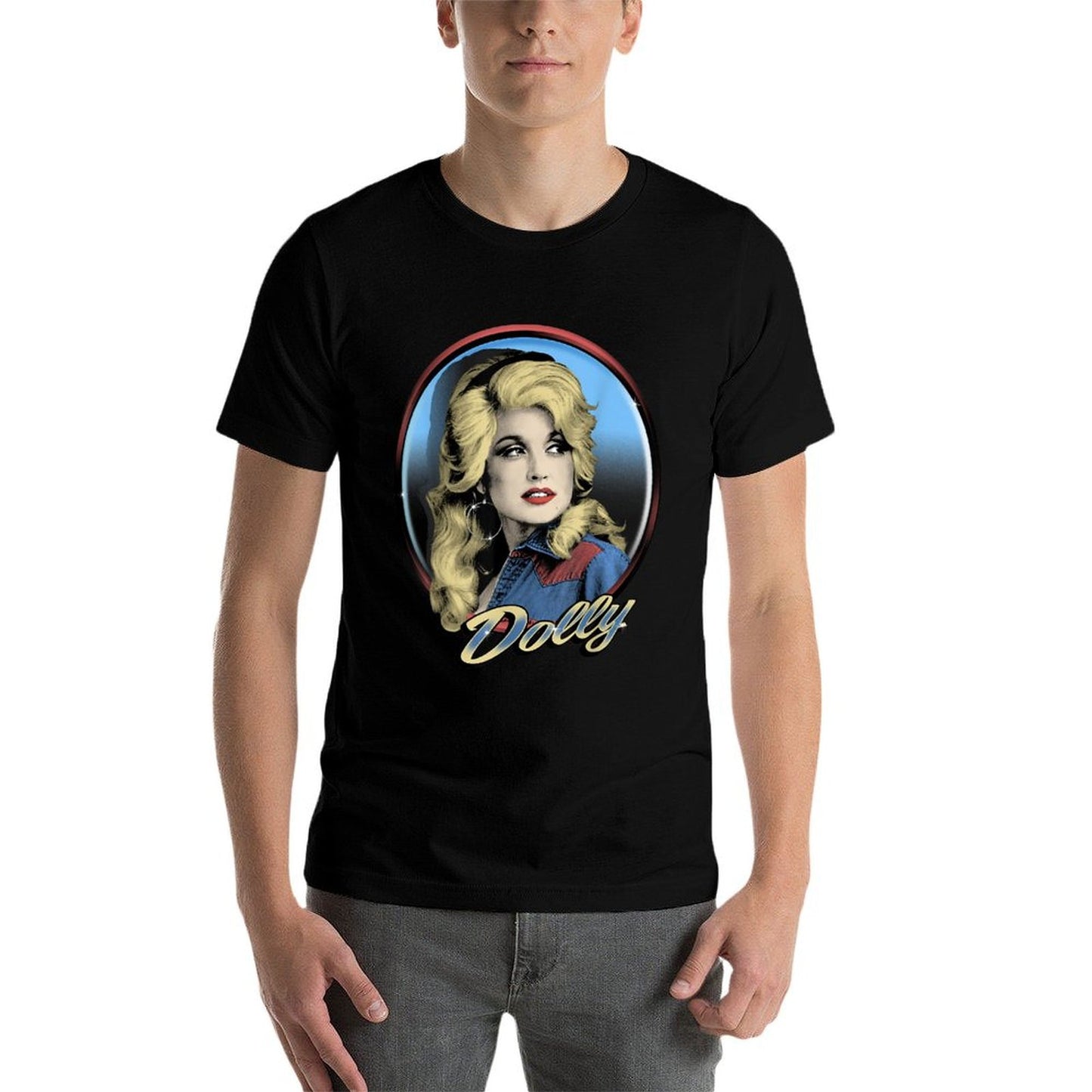 Dolly Parton Western High-quality Stitching T-Shirt