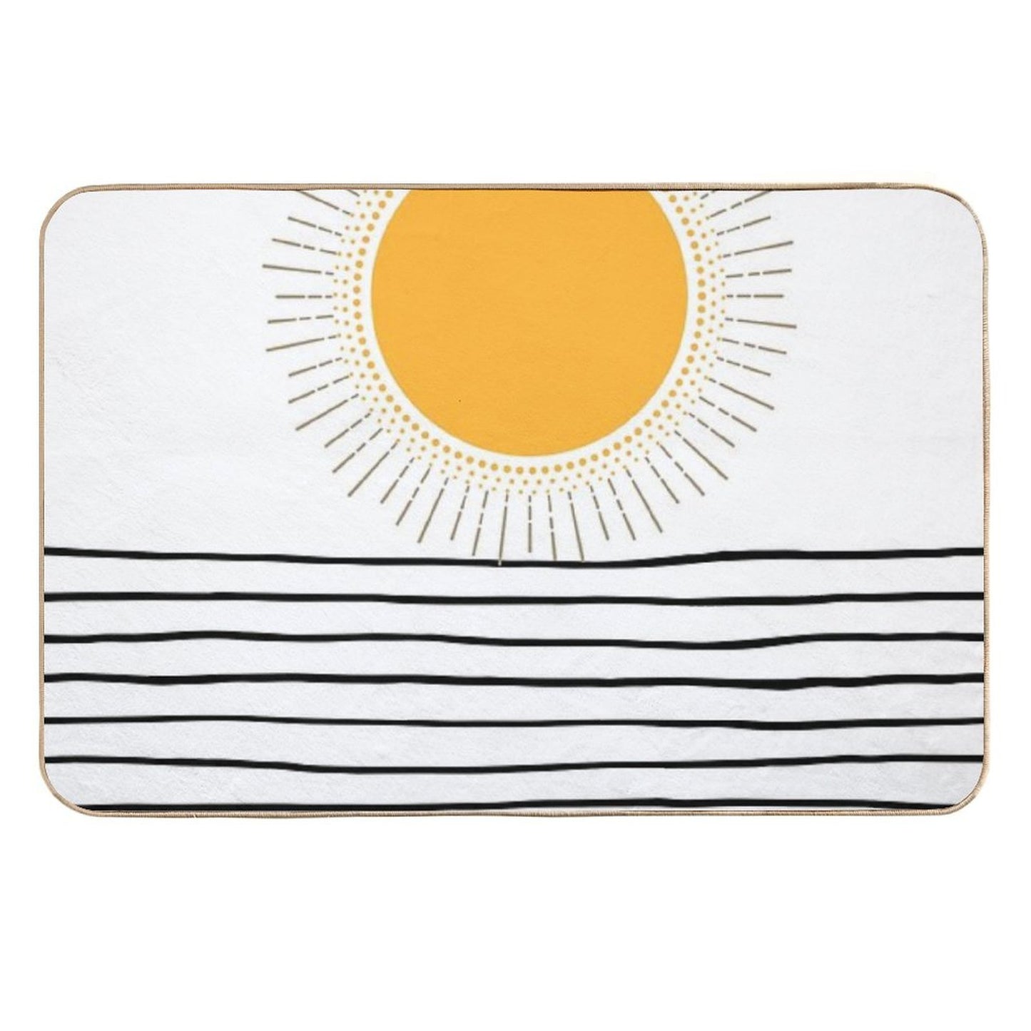 Harmony of Sunrise High-Traffic Bath Mat
