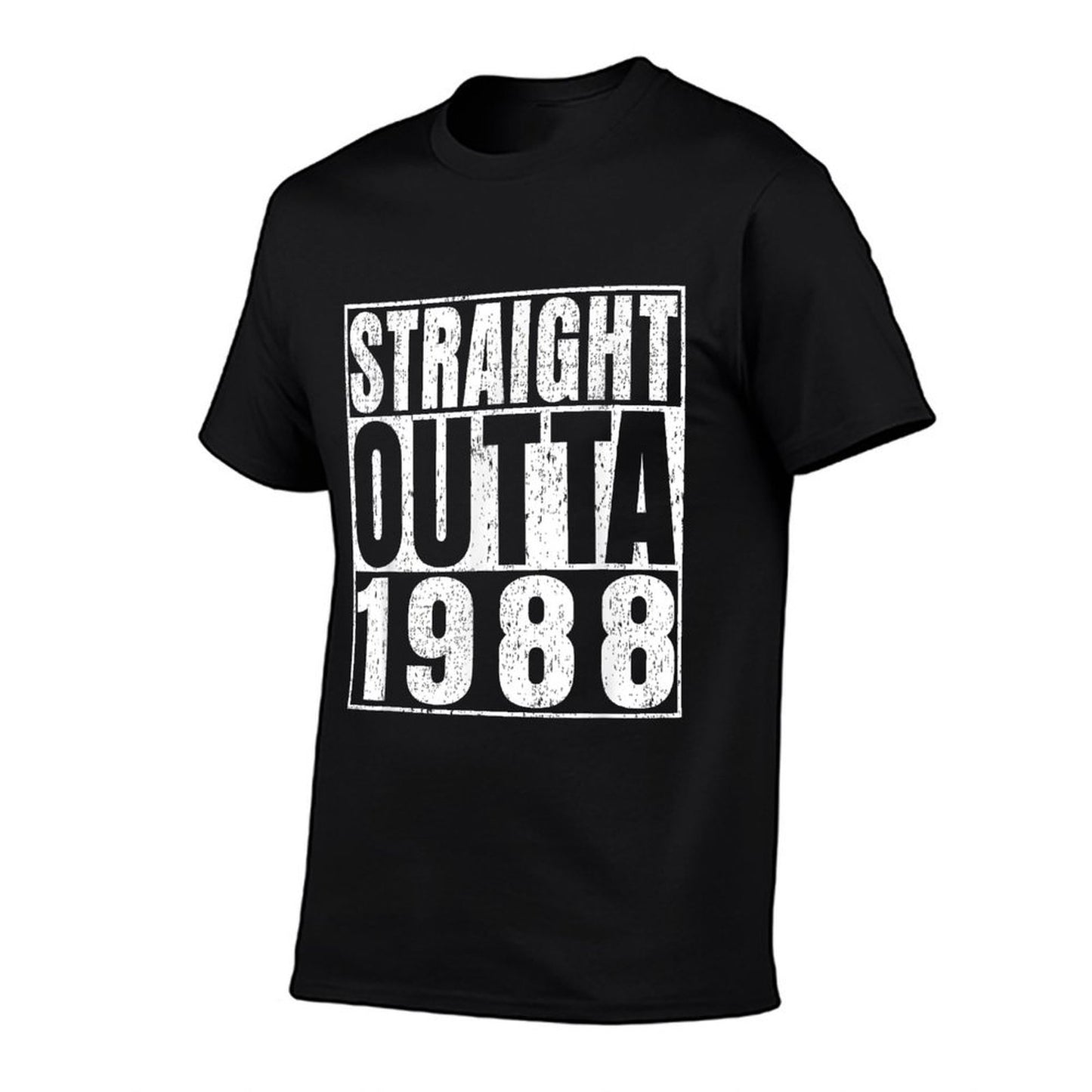 Straight Outta 1988 37 Years Old Gifts Vintage 37th Birthday Wrinkle-resistant T-Shirt